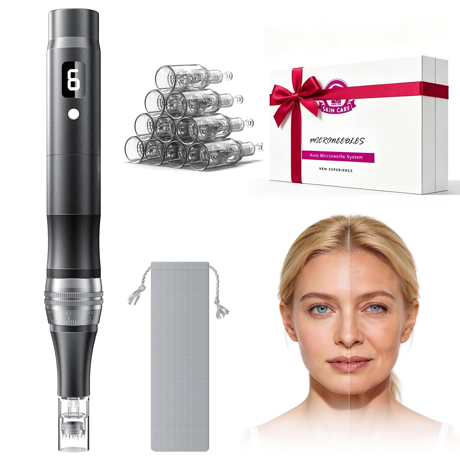 MICRONEEDLING PEN ZUANYIE 0.25MM GRIS - 1