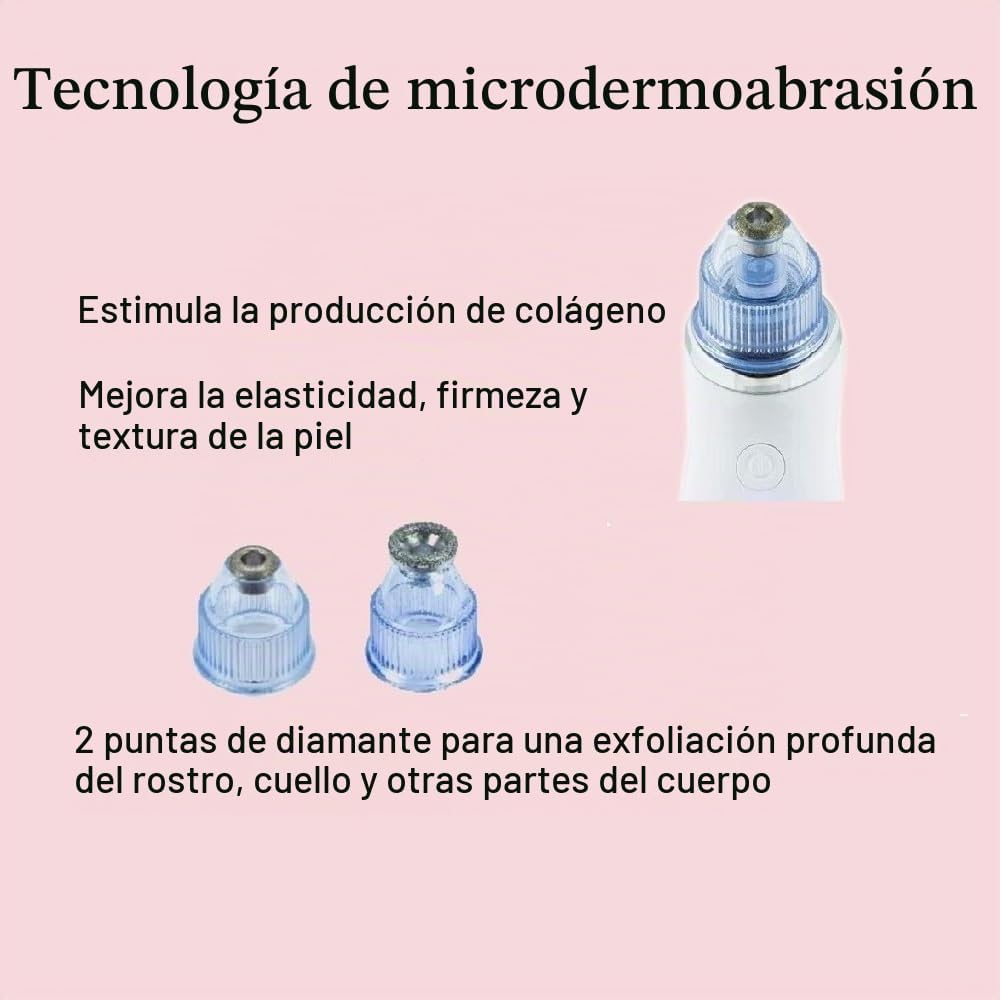 MICRODERMOABRASIÓN 3 EN 1 APPOLUS CON TERAPIA DE LUZ Y ASPIRACIÓN - 3