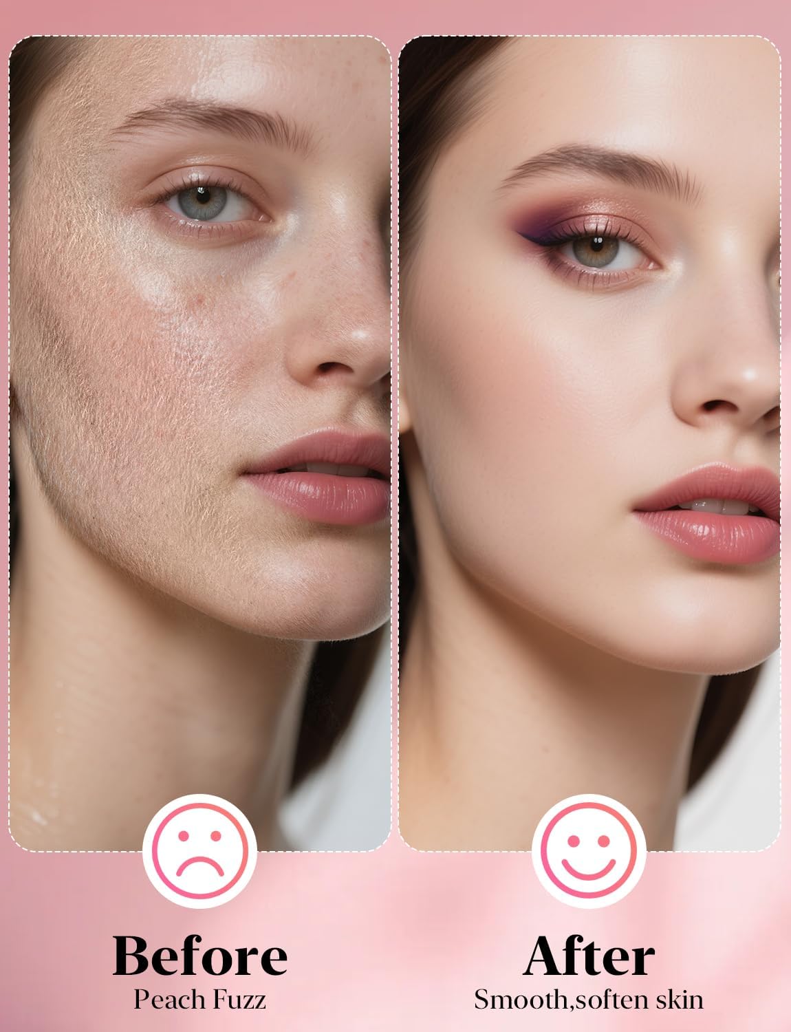 RASURADORA DERMAPLANE WLU PARA MUJER FACIAL ROSA PURO - 4