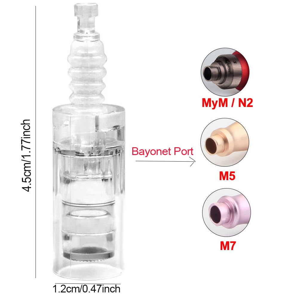 CARTUCHOS DE SILICONA 5D PARA MICRONEEDLE BAYONET MEETCARE 5 UNIDADES - 3