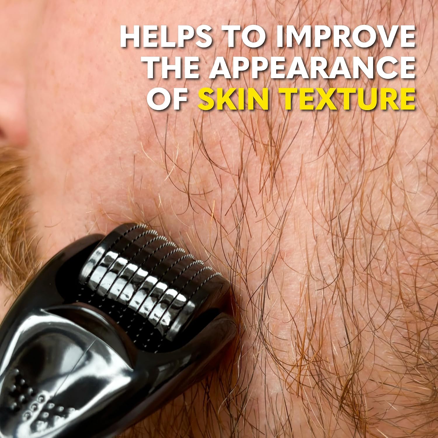RODILLO DERMA THE BEARD CLUB PARA ROSTRO, CUERPO Y CUERO CABELLUDO CON 540 MICROAGUJAS DE TITANIO - 4