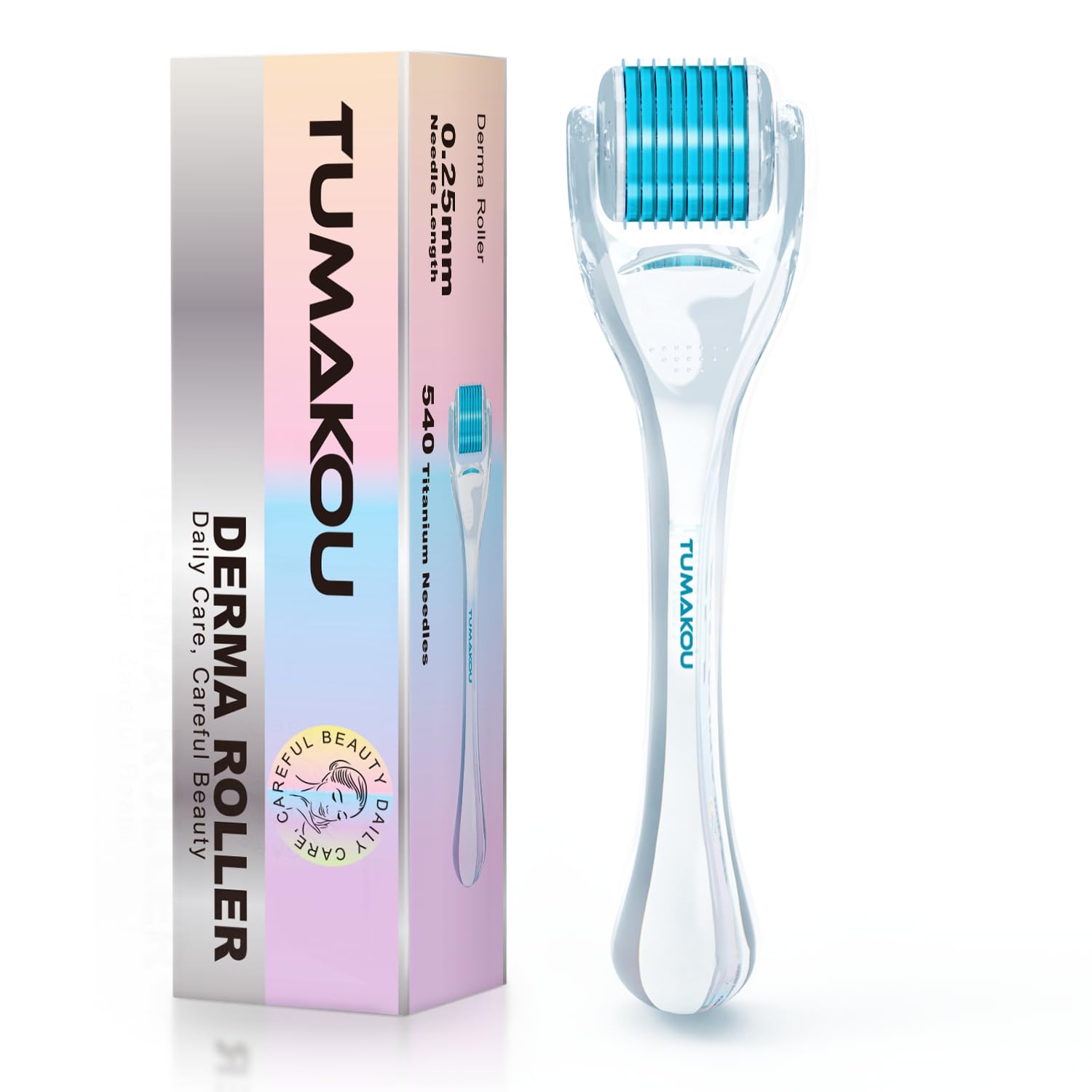 DERMA ROLLER TUMAKOU MICRONEEDLING PARA ROSTRO, CUERO CABELLUDO Y CABELLO - 1