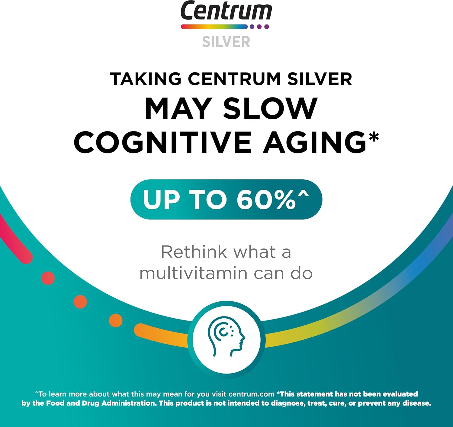 MULTIVITAMÍNICO CENTRUM SILVER PARA HOMBRE 50+ 200 TABLETAS - 4