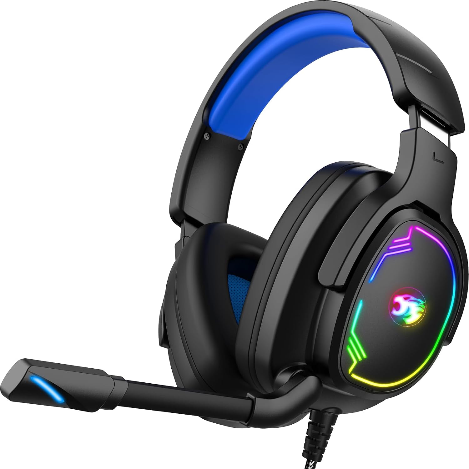 HEADSET PARA GAMING JIMONYER PS5 PS4 XBOX SERIES X|S PC SWITCH AZUL - 1
