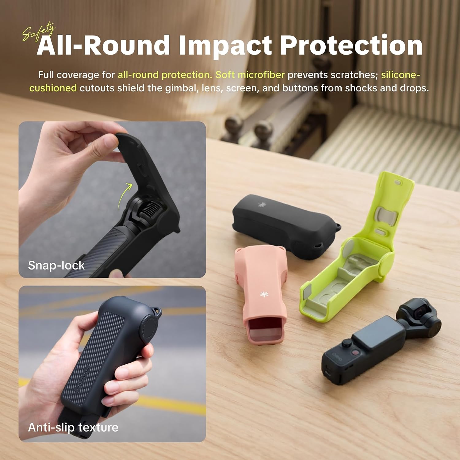 FUNDA PROTECTORA PGYTECH PARA DJI OSMO POCKET 3/4/XTRA MUSE - 2