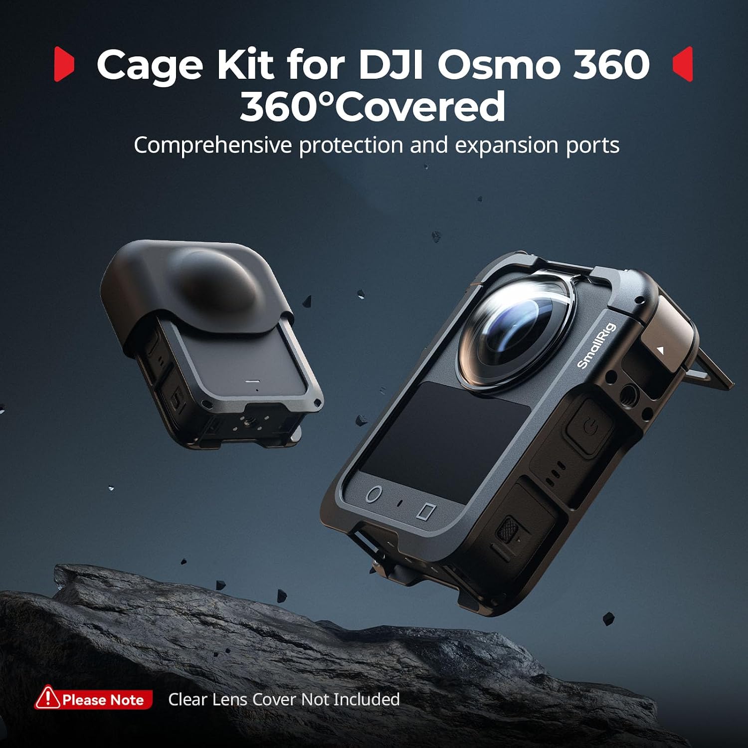 SOPORTE PARA CÁMARA SMALLRIG ALUMINUM CAGE PARA DJI OSMO 360-5704B - 2