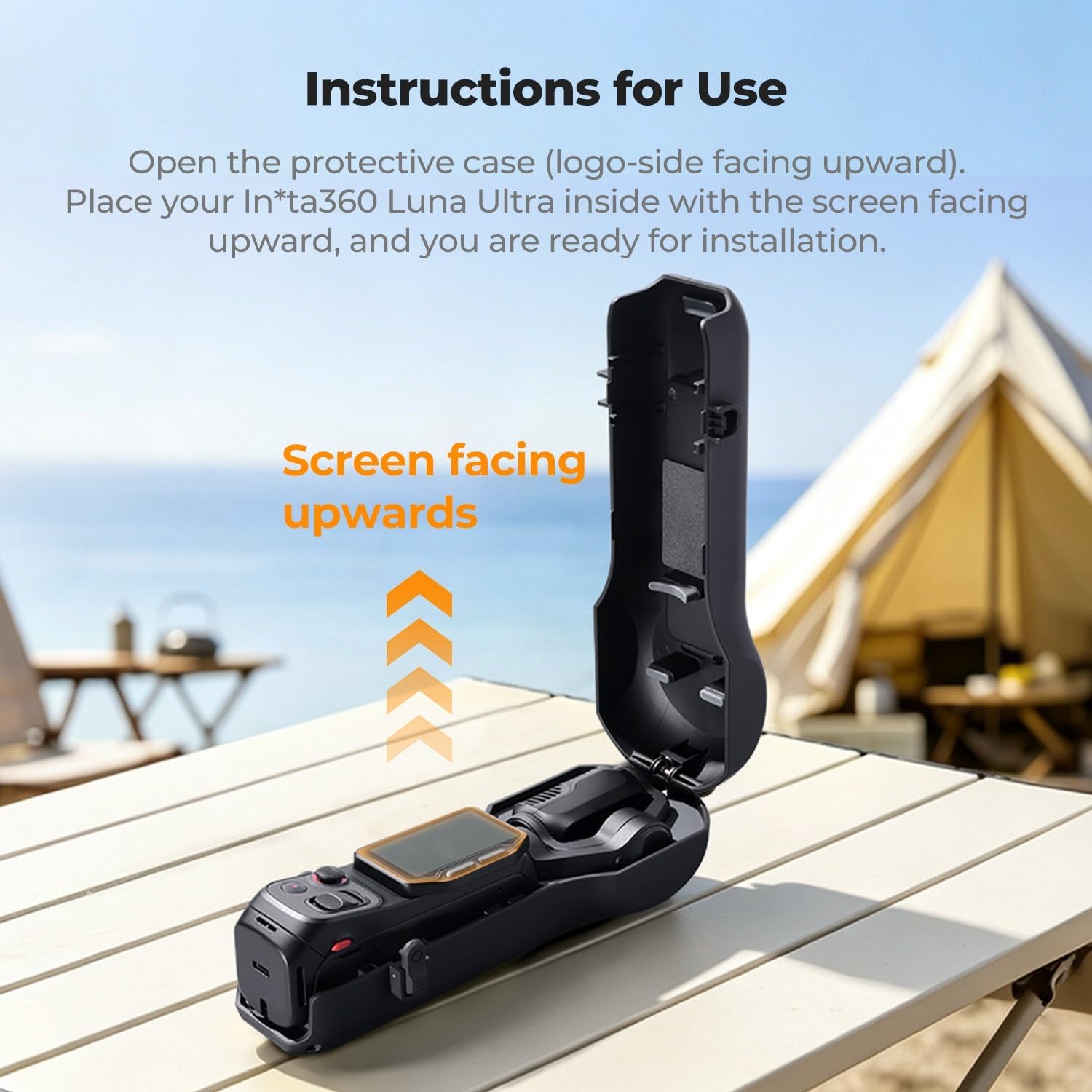 CARCASA PROTECTORA KYF CONCEPT PARA INSTA360 LUNA ULTRA - 2