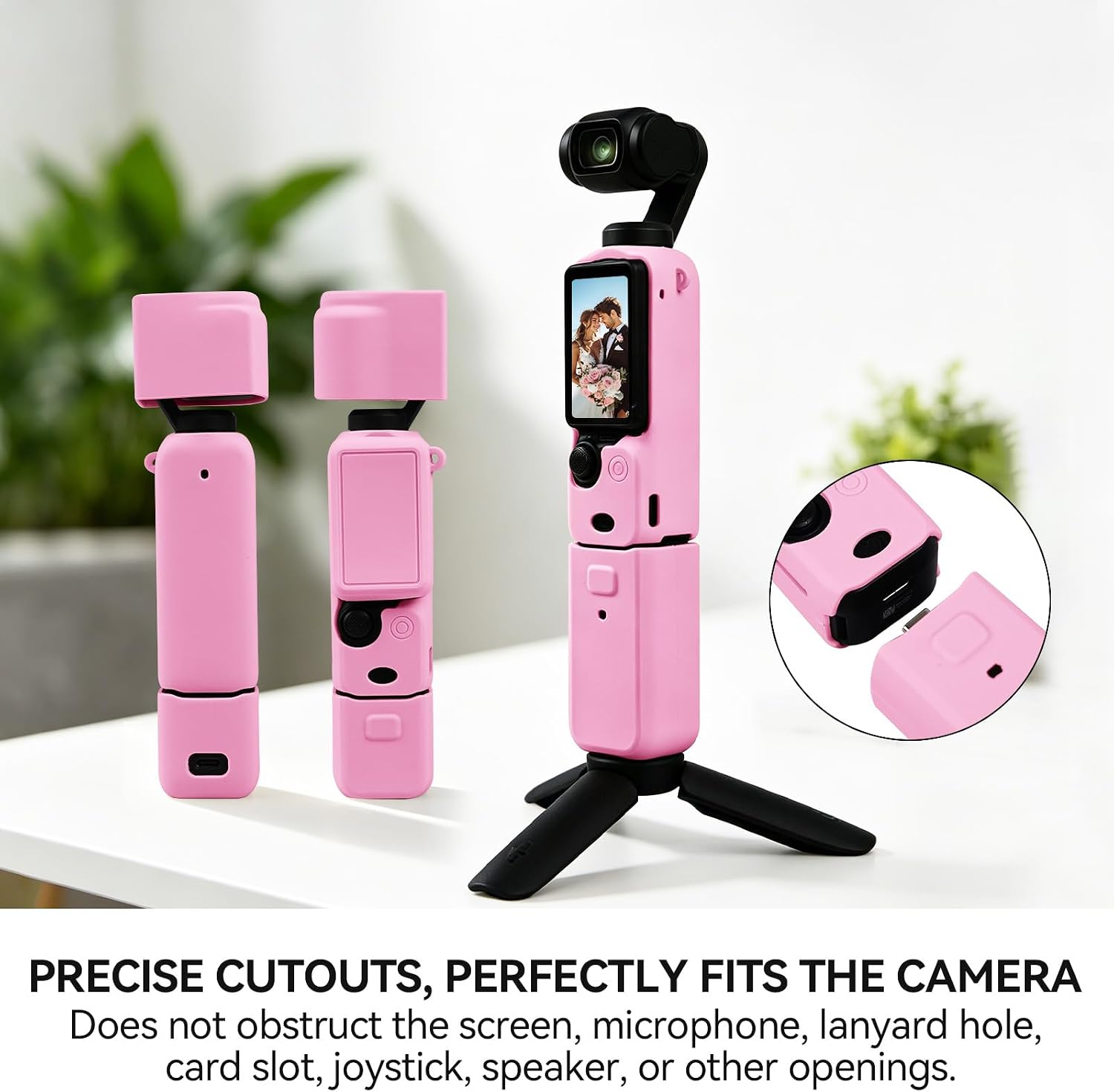 CARCASA PROTECTORA EASY HOOD PARA DJI OSMO POCKET 3/XTRA MUSE ROSA - 4