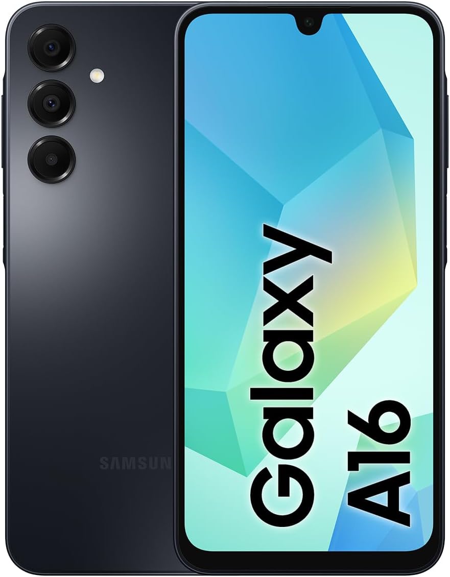SMARTPHONE SAMSUNG GALAXY A16 128GB 4GB RAM NEGRO DUAL SIM (RENOVADO) - 1