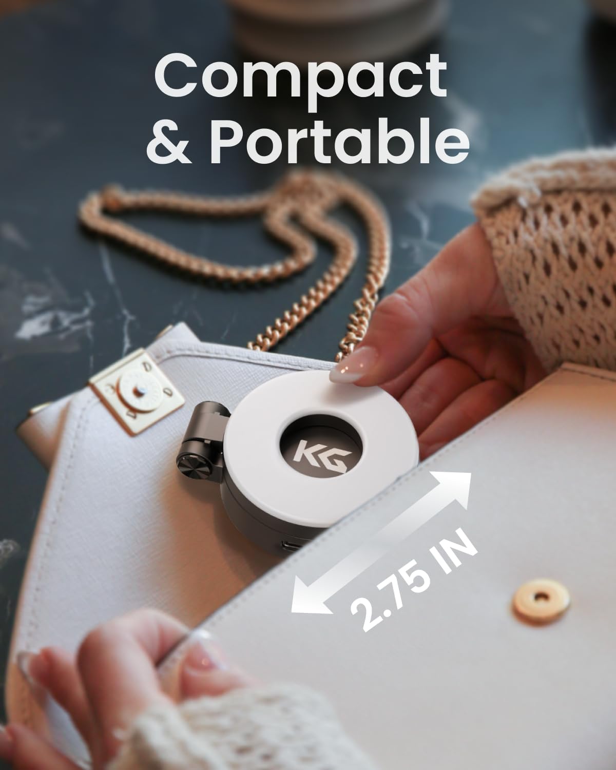 ILUMINADOR MAGNÉTICO PARA SELFIES KRAFTGEEK PARA IPHONE PORTÁTIL - 5