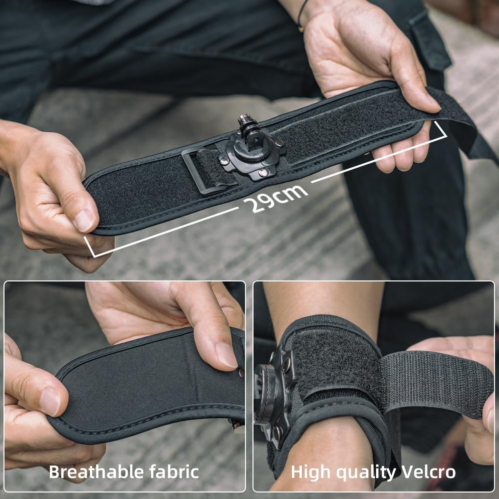 SOPORTE DE MUÑECA SUREWO CON ADAPTADOR DE LIBERACIÓN RÁPIDA COMPATIBLE CON GOPRO Y OTRAS CÁMARAS - 5