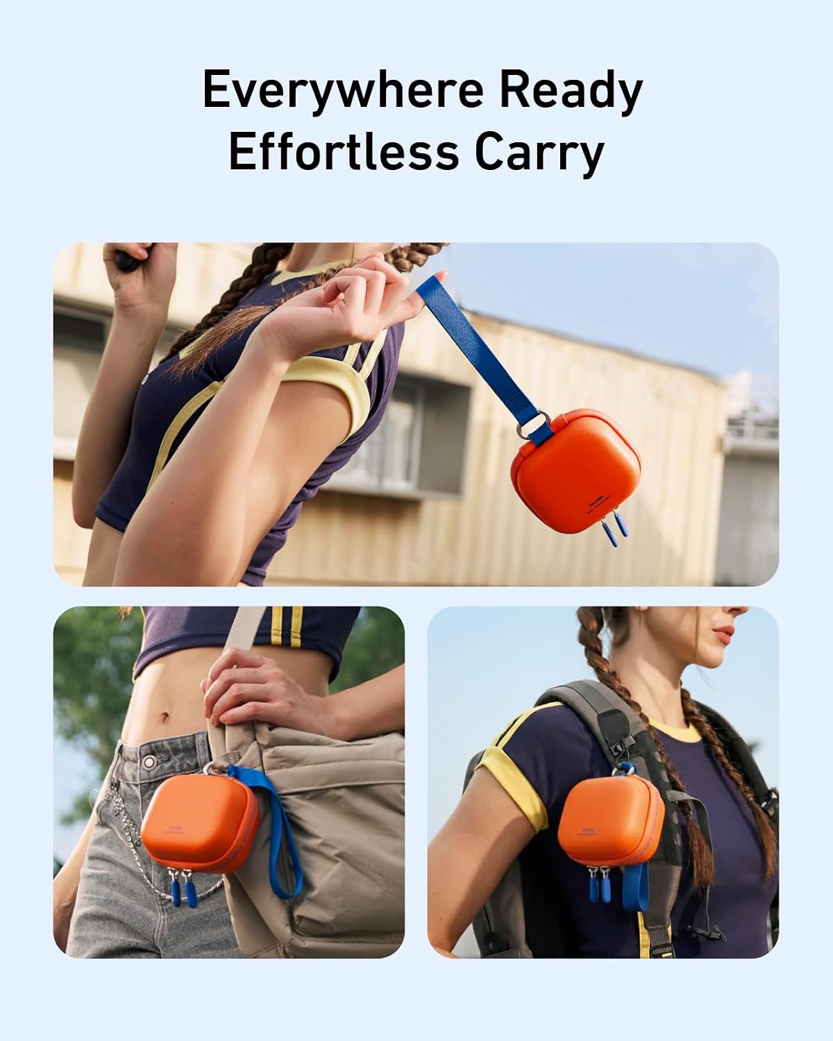 ESTUCHE PORTÁTIL MINI TELESIN DISADV PARA CÁMARAS HERO/ACE PRO/OSMO/360 - 5