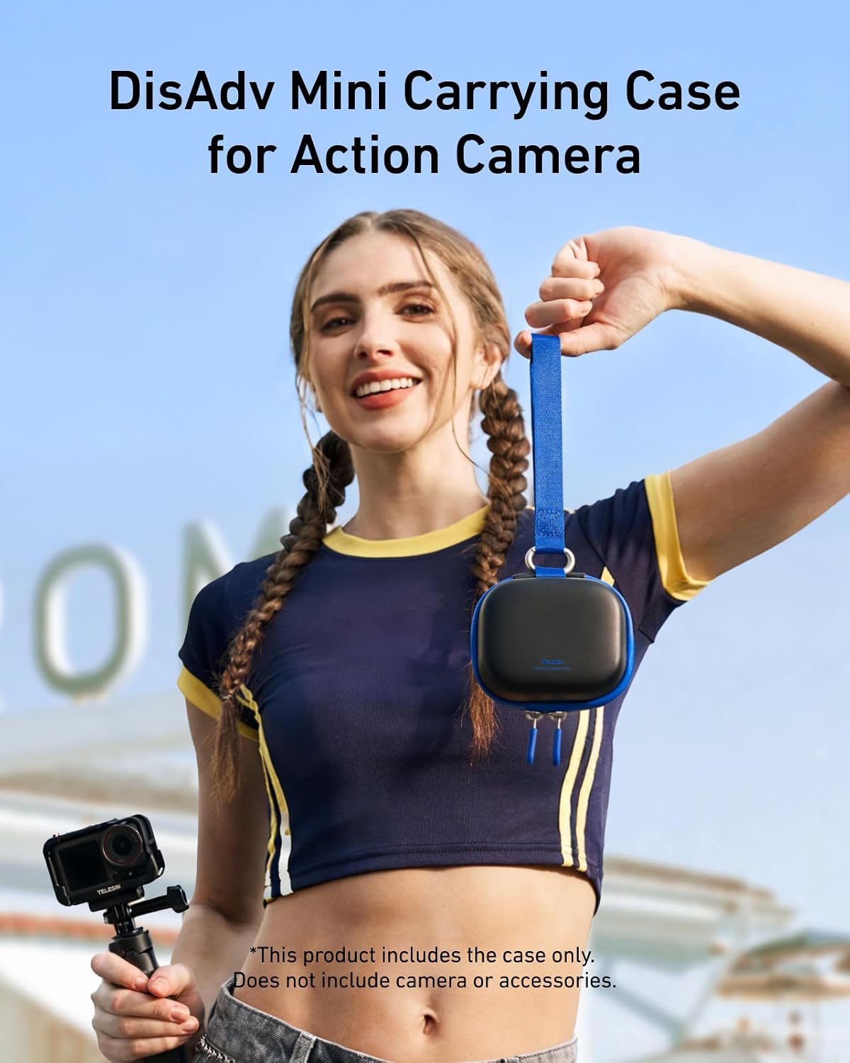 ESTUCHE RÍGIDO PORTÁTIL TELESIN DISADV PARA CÁMARAS HERO/ACE PRO/OSMO/360 - 2