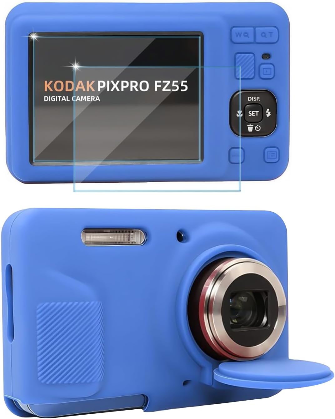 CARCASA PARA CÁMARA KODAK PIXPRO FZ55 AZUL - 1