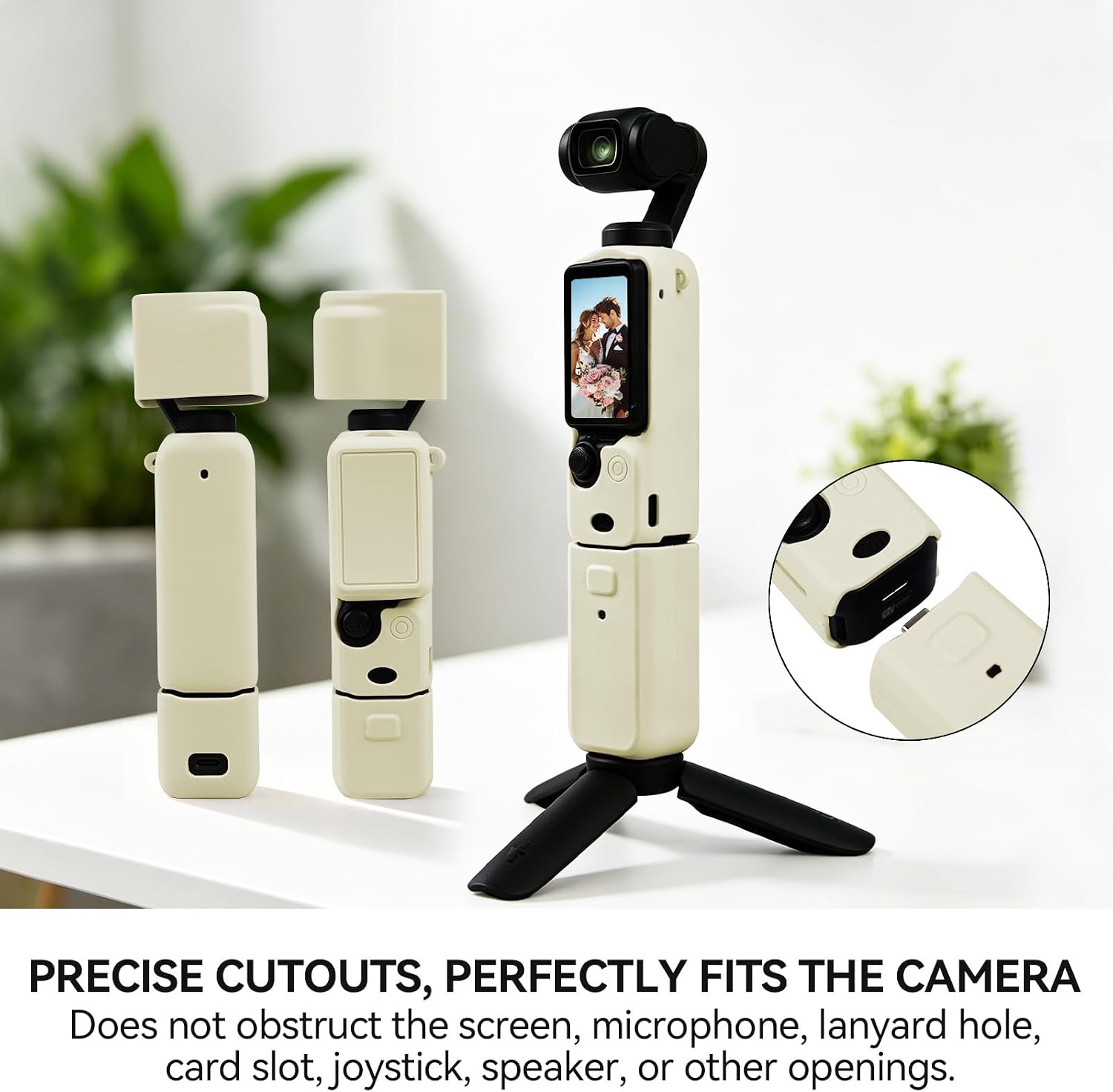 CARCASA PROTECTORA EASY HOOD PARA DJI OSMO POCKET 3/XTRA MUSE BEIGE - 4