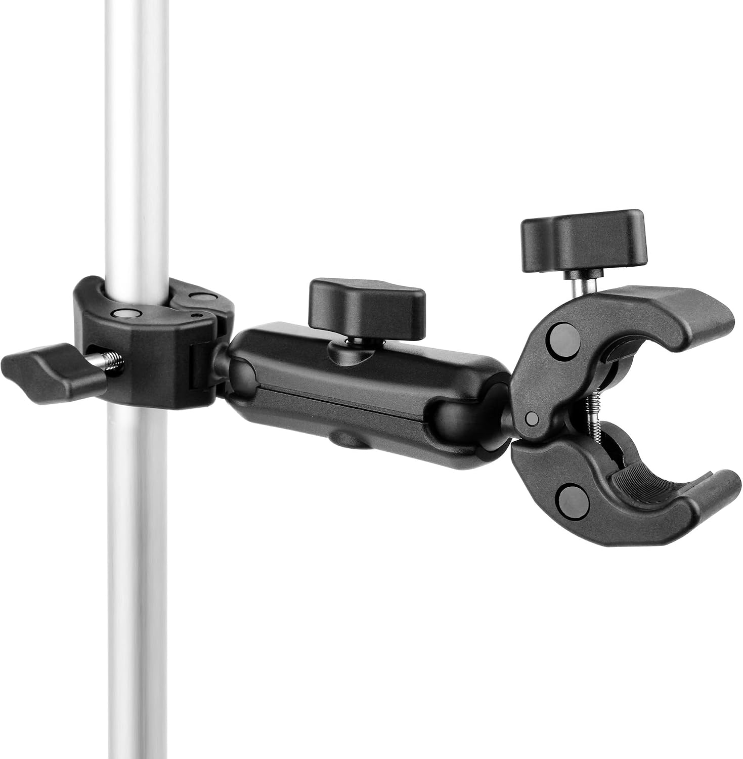 SOPORTE PARA CÁMARA GEPULY DOBLE SUPER CLAMP 360° PARA PARAGUAS Y SILLAS - 1