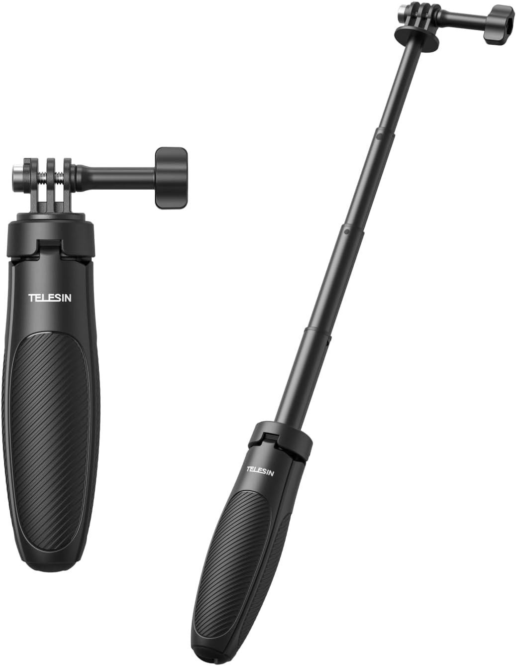 MINI SELFIE STICK TRÍPODE TELESIN 40 CM PARA CÁMARAS DE ACCIÓN DJI GOPRO INSTA360 - 1
