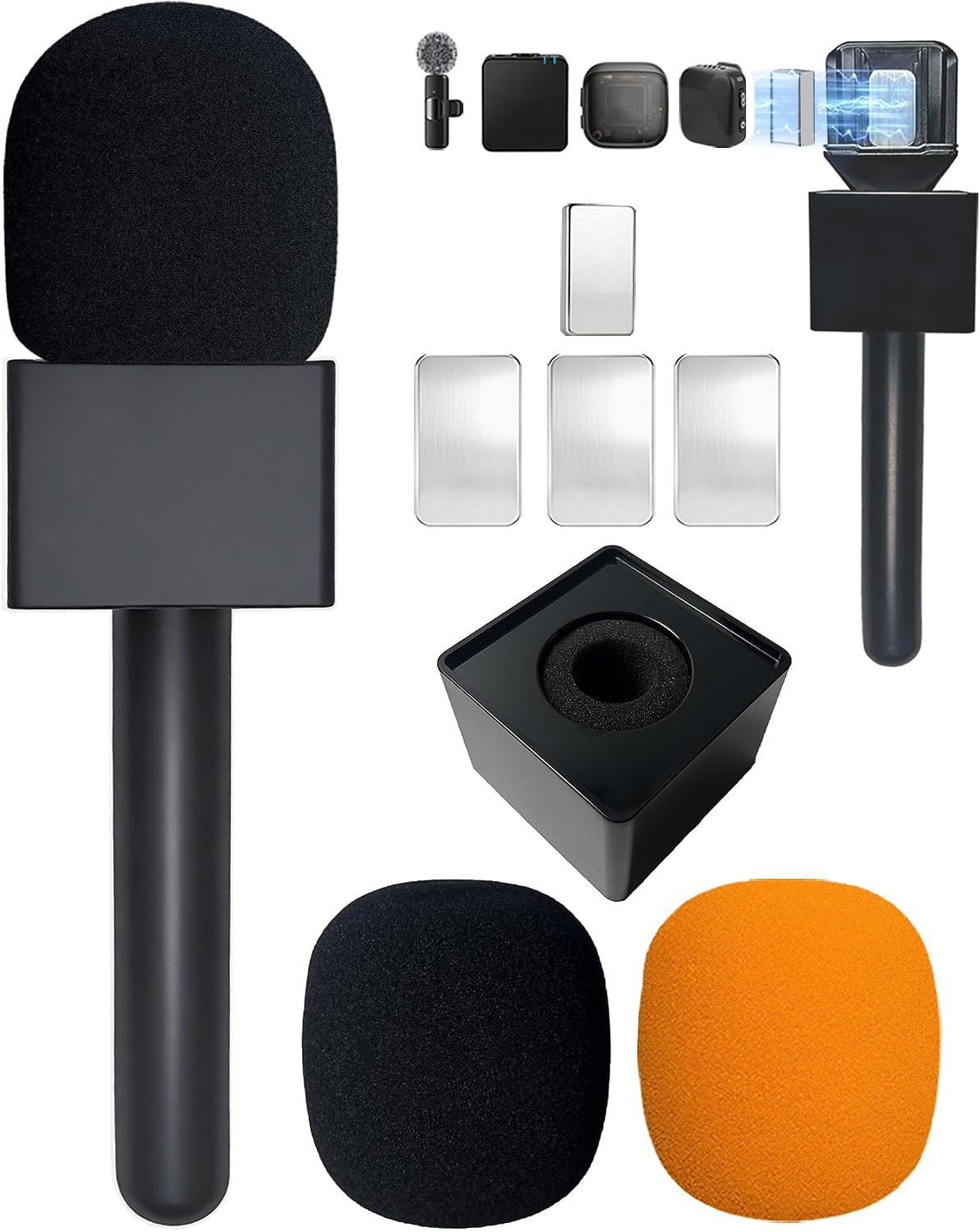 SOPORTE PARA MICRÓFONO MINI HODQPPQ COMPATIBLE CON DJI MIC MINI/2/3 Y RØDE WIRELESS - 1