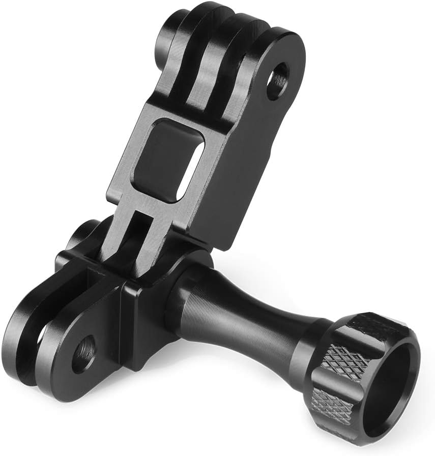 BRAZO DE EXTENSIÓN PARA CÁMARA DE ACCIÓN HSU ALUMINIO NEGRO COMPATIBLE GOPRO HERO 13/12/11/10/9/8/7/6/5 Y DJI OSMO ACTION - 5