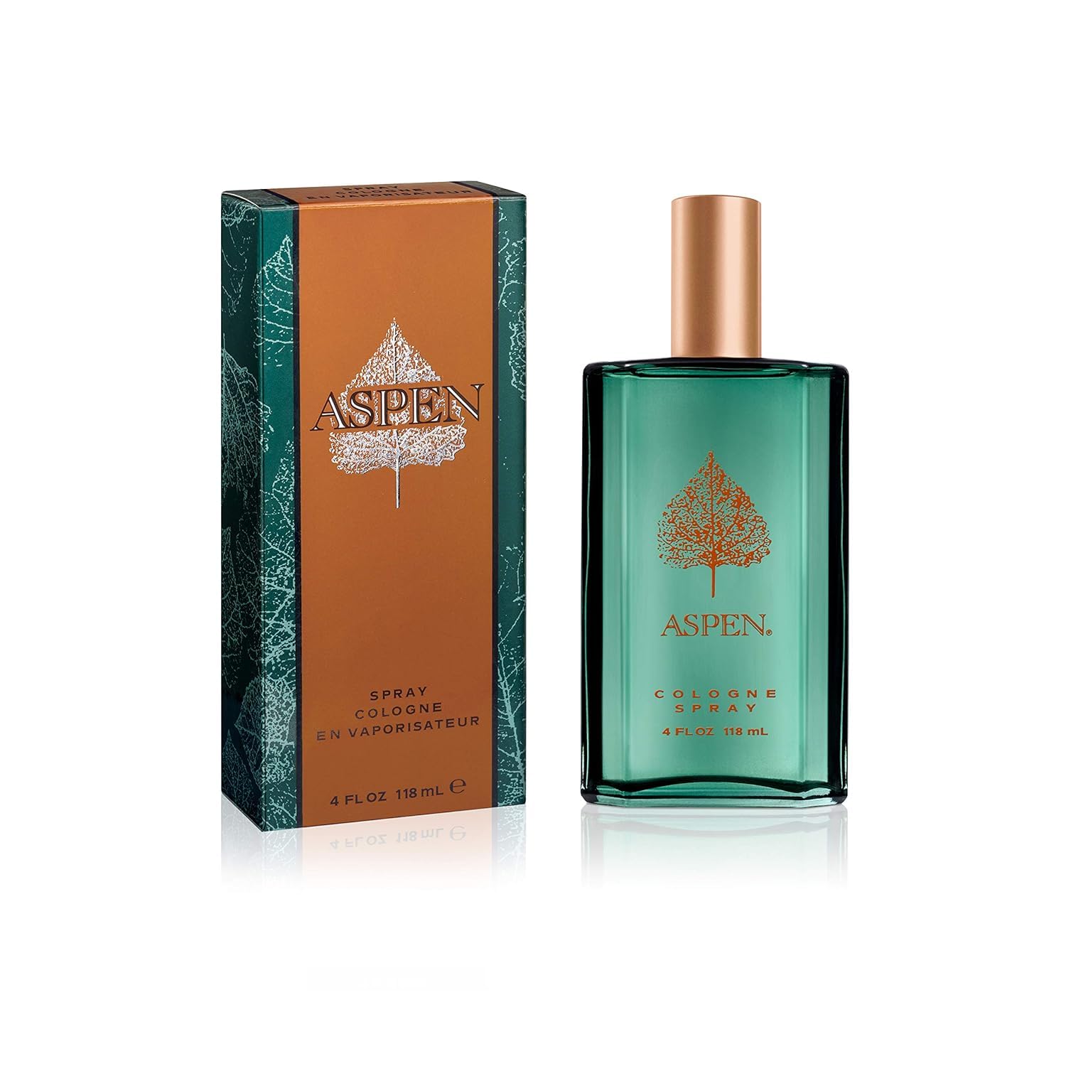 PERFUME ASPEN COLOGNE SPRAY 118 ML FÓRMULA VEGANA AROMA AMADERADO ESPECIADO - 1