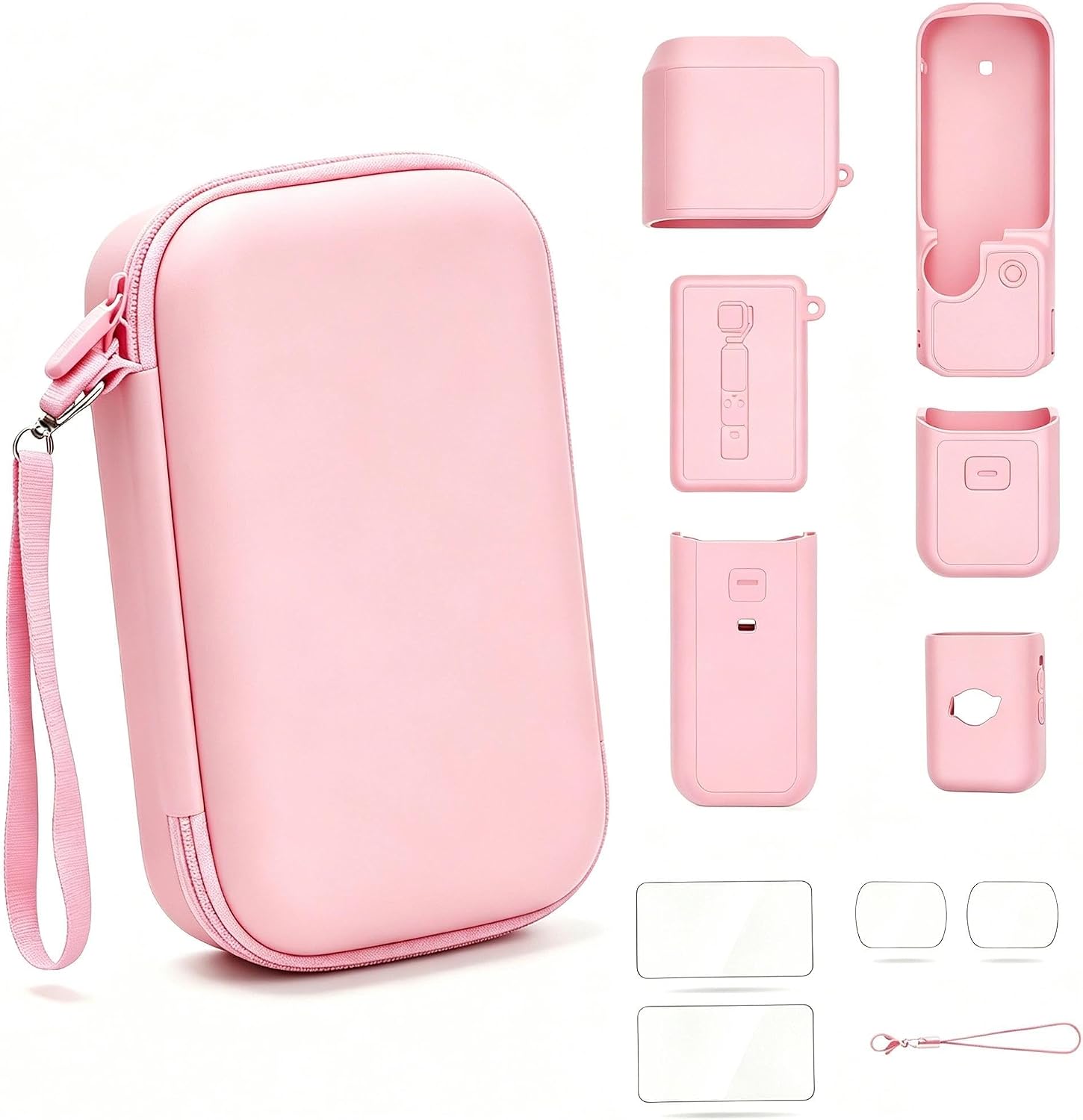 KIT DE ACCESORIOS PARA DJI OSMO POCKET 3 Y XTRA MUSE COLOR ROSA - 1