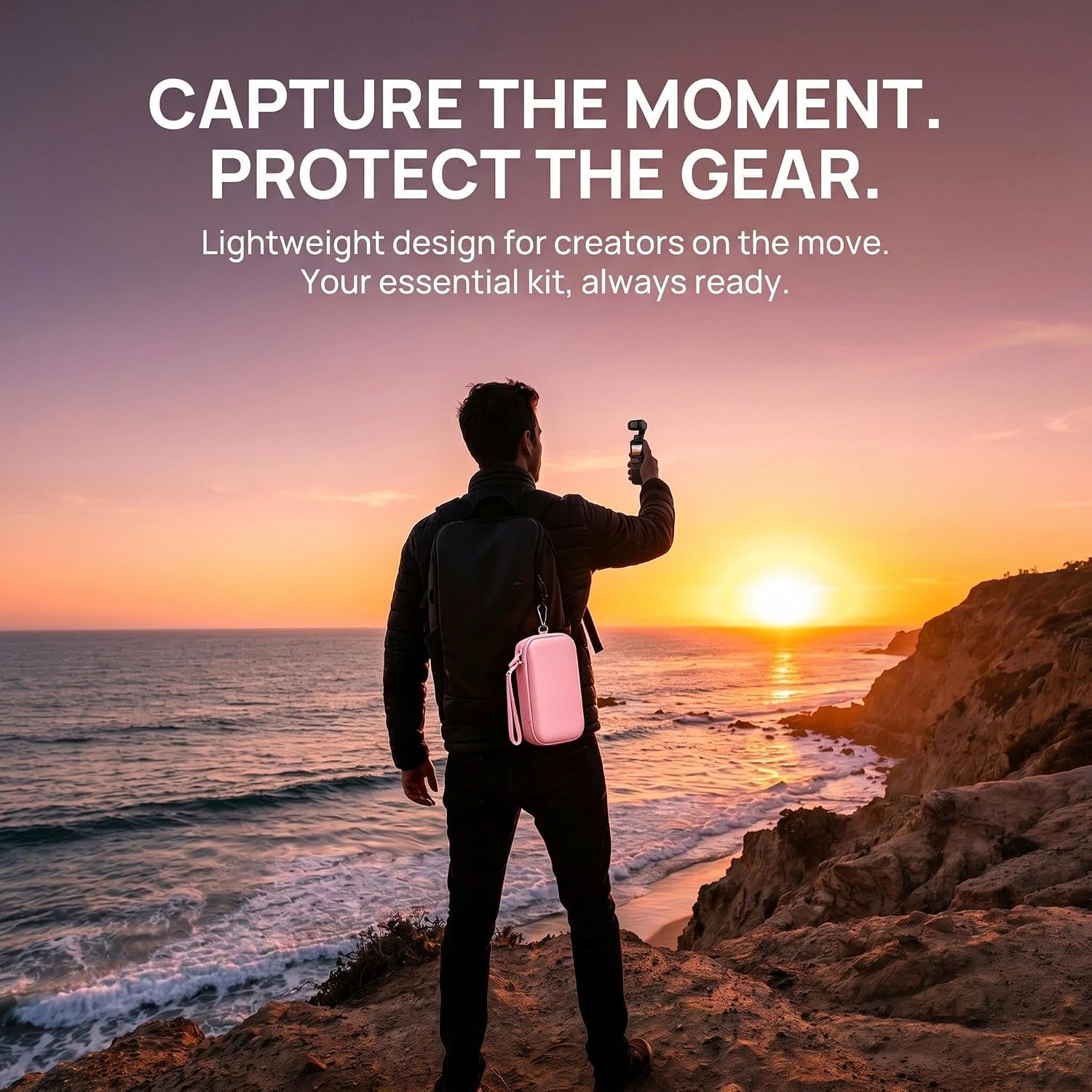 KIT DE ACCESORIOS PARA DJI OSMO POCKET 3 Y XTRA MUSE COLOR ROSA - 4