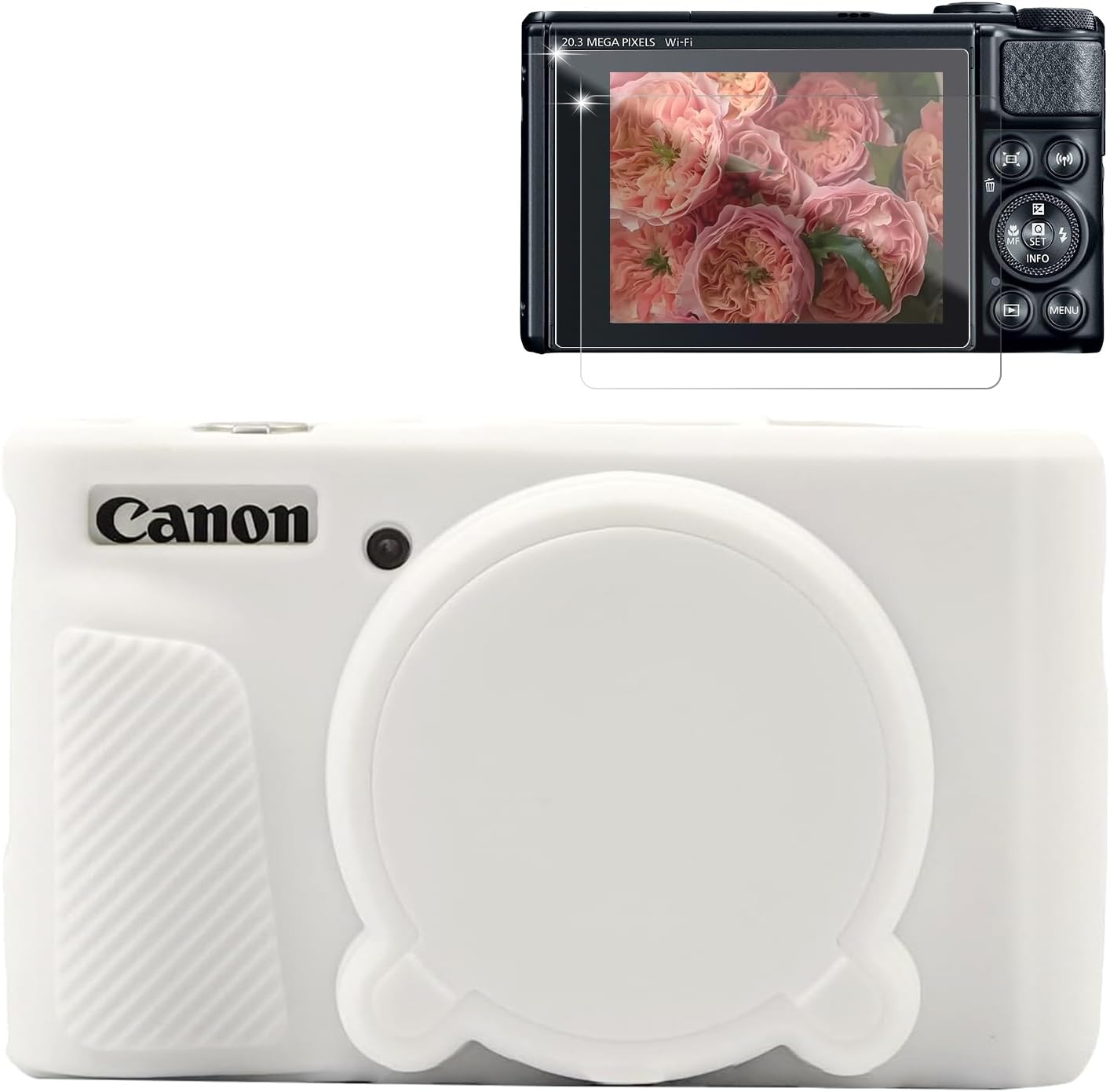 CARCASA PARA CÁMARA CANON POWERSHOT SX740 HS SX730 HS BLANCO - 1