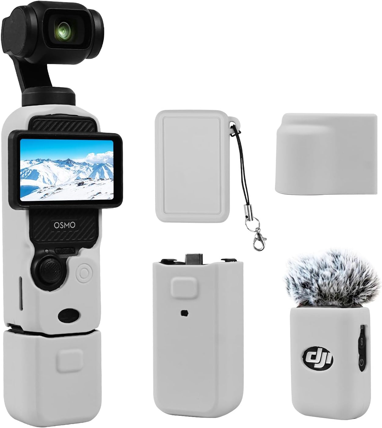 CARCASA PROTECTORA EASY HOOD PARA DJI OSMO POCKET 3/XTRA MUSE GRIS - 1