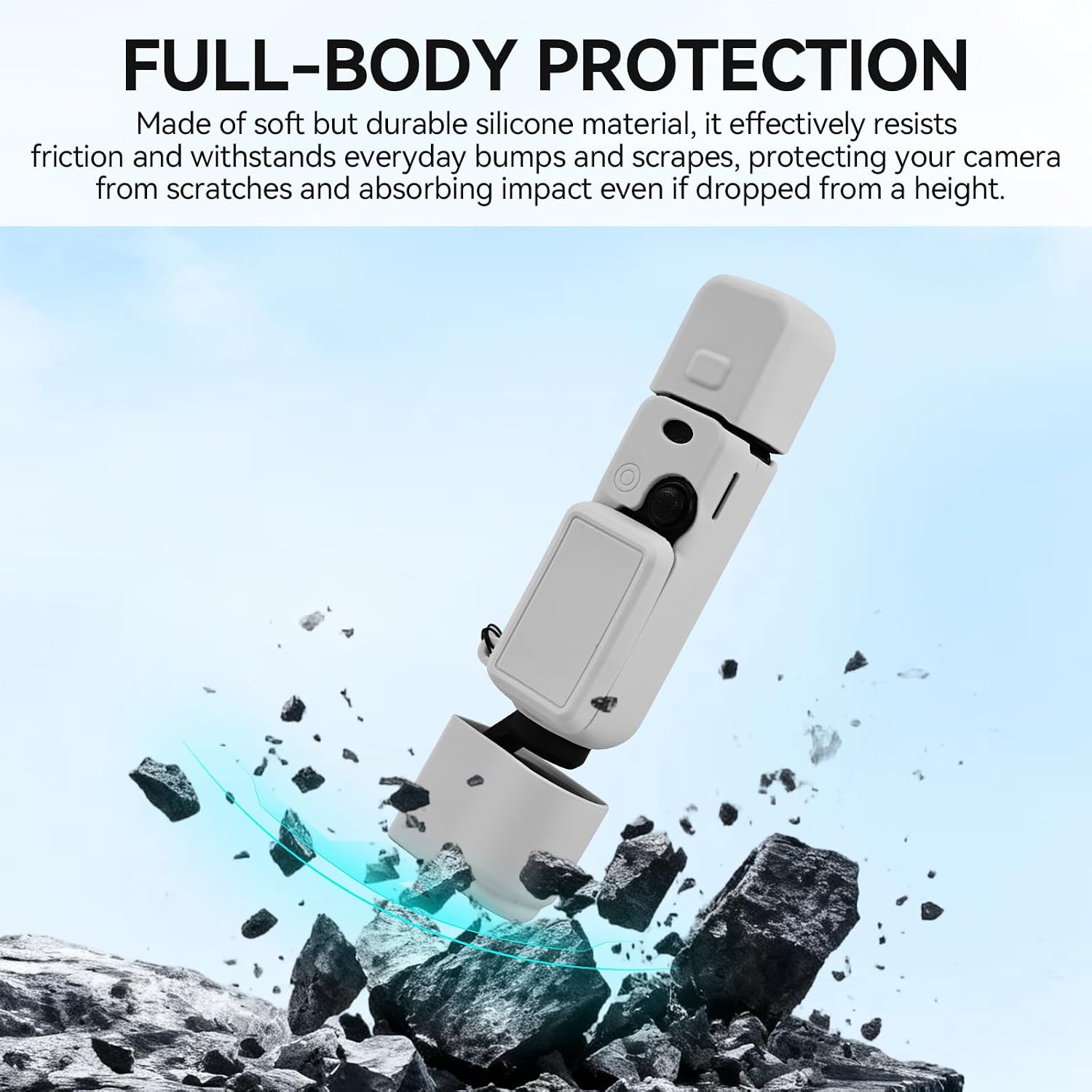 CARCASA PROTECTORA EASY HOOD PARA DJI OSMO POCKET 3/XTRA MUSE GRIS - 4