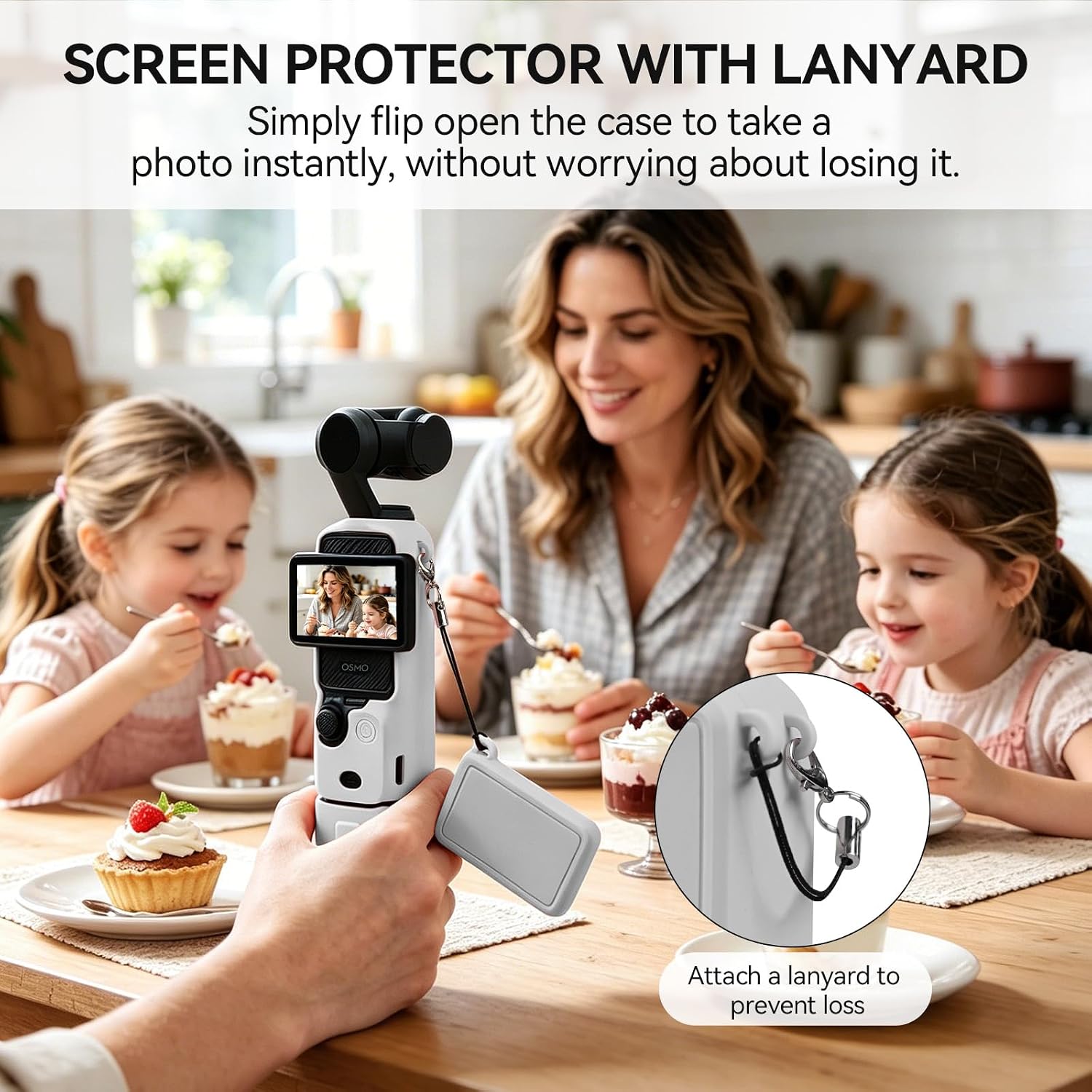 CARCASA PROTECTORA EASY HOOD PARA DJI OSMO POCKET 3/XTRA MUSE GRIS - 5