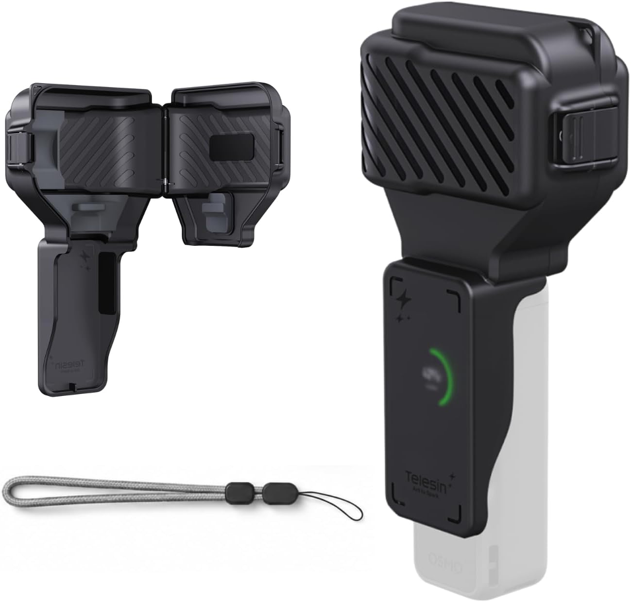PROTECTOR MEDIO PARA DJI OSMO POCKET 4P TELESIN BLANCO - 3