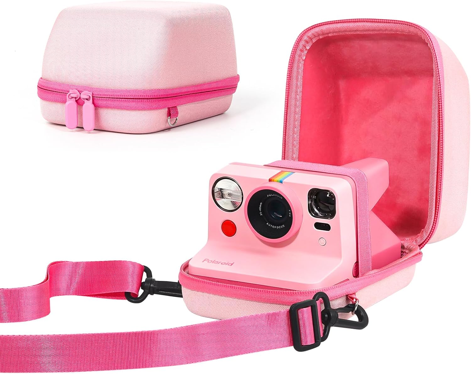 FUNDA PARA CÁMARA WOGOZAN PARA POLAROID NOW/NOW+/I-TYPE/FLIP INSTANTÁNEA ROSA - 1