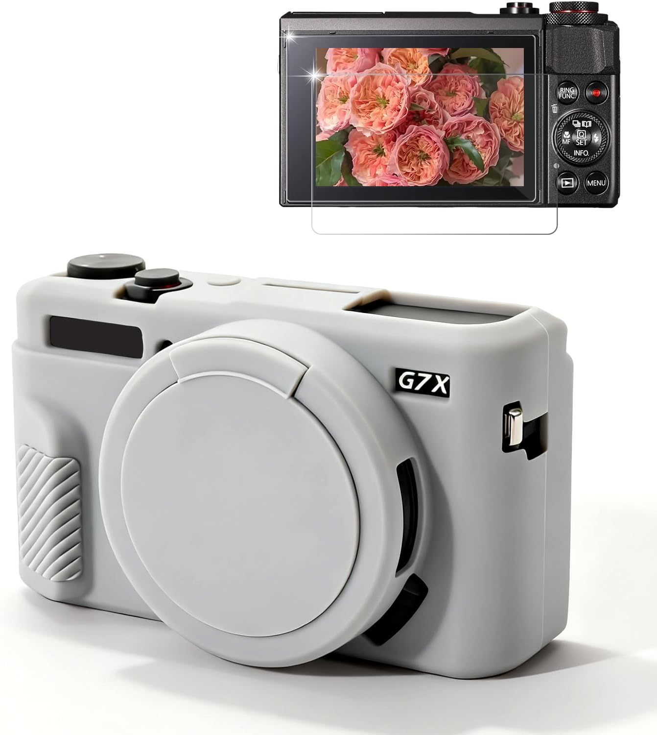 FUNDA PARA CÁMARA CANON G7X MARK II / G7X FREVYVE GRIS - 1