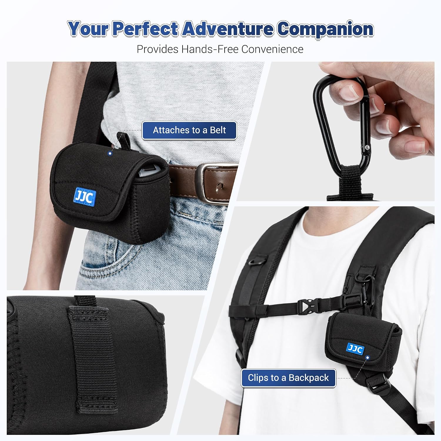 FUNDA COMPACTA JJC ACTION 5 PRO PARA CÁMARA DJI OSMO ACTION 6 4 3 Y BATERÍA - 4