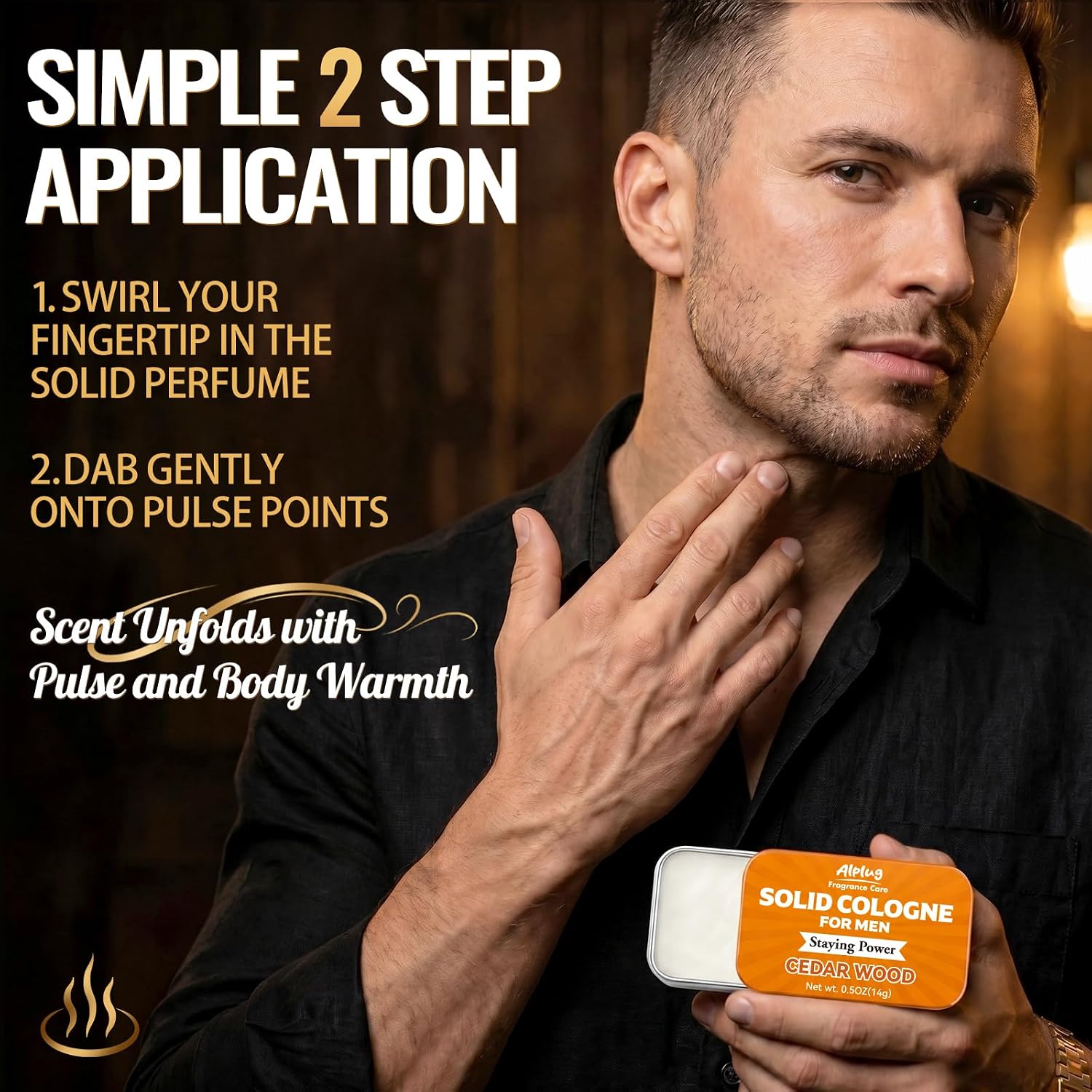 PERFUME SÓLIDO PARA HOMBRE ALPLUG 6 AROMAS PACK - 5