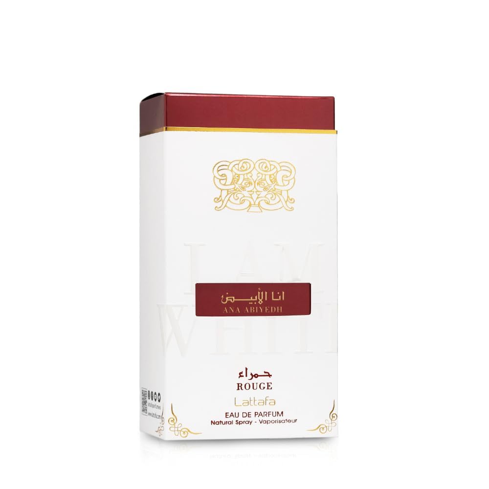 PERFUME LATTAFA ANA ABIYEDH ROUGE UNISEX 60 ML EAU DE PARFUM - 3