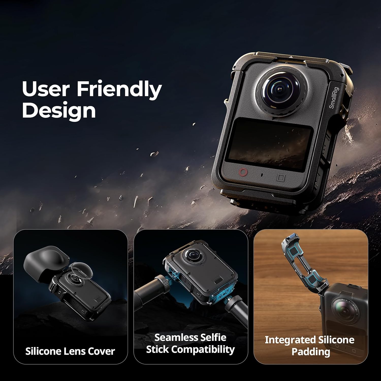 JAULA PARA CÁMARA SMALLRIG PARA DJI OSMO 360 II ADVANCED EDITION 6715 - 5