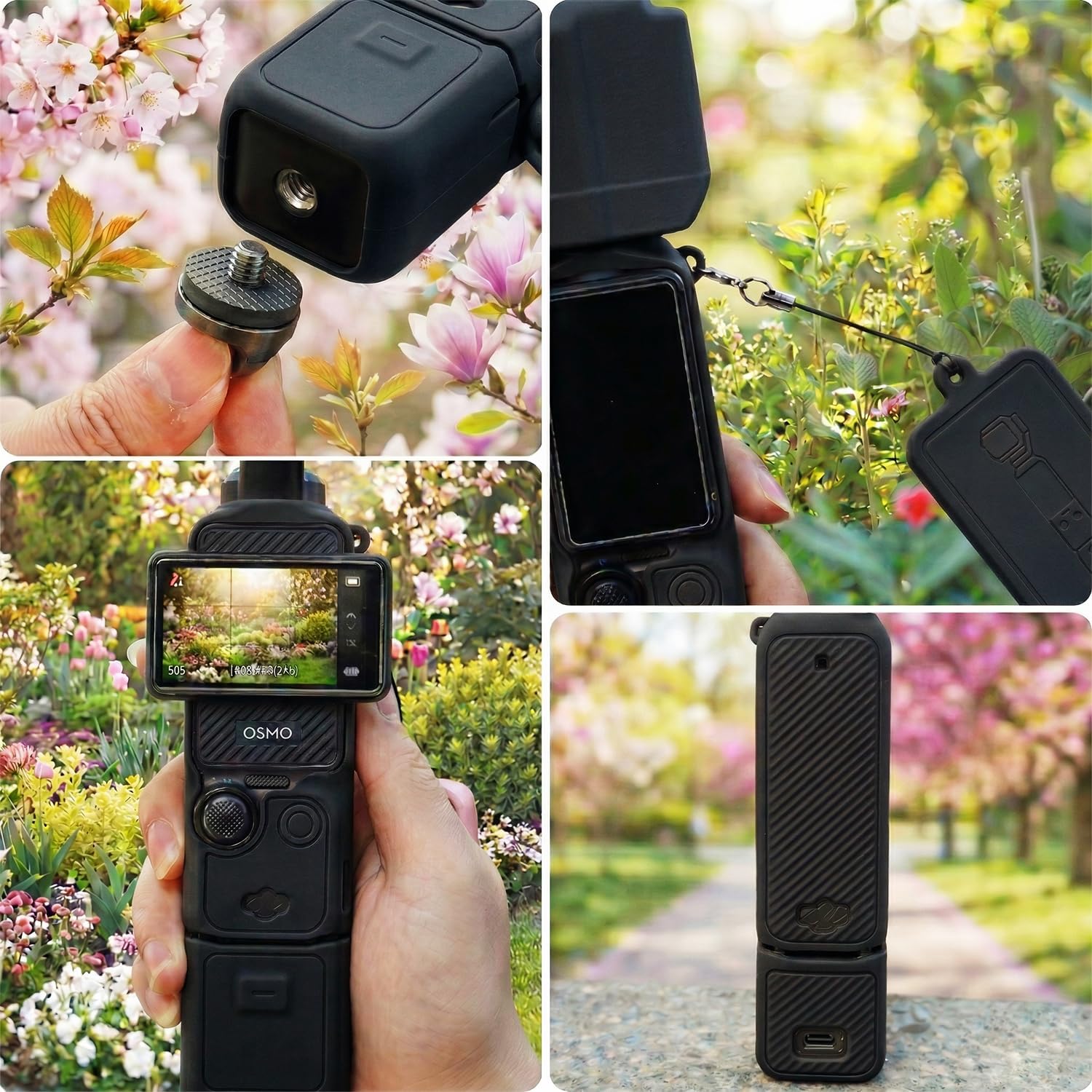 CARCASA PARA DJI OSMO POCKET 3/XTRA MUSE CON PROTECTOR DE LENTE Y PANTALLA MINGVEN - 5