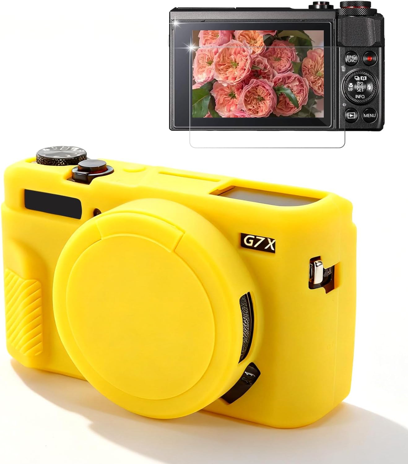 CARCASA PARA CÁMARA FREVYVE G7X MARK II AMARILLO - 1