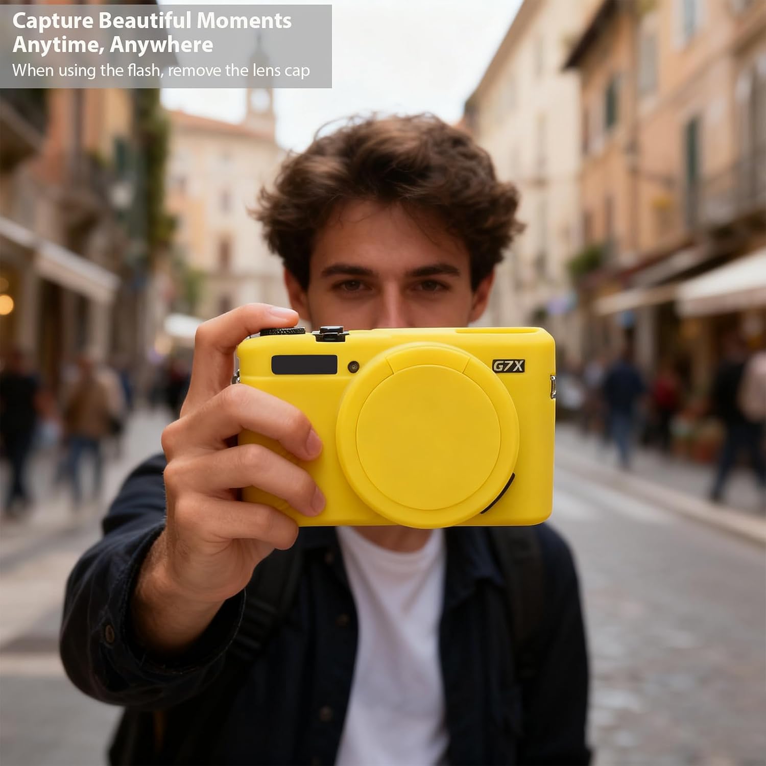 CARCASA PARA CÁMARA FREVYVE G7X MARK II AMARILLO - 2
