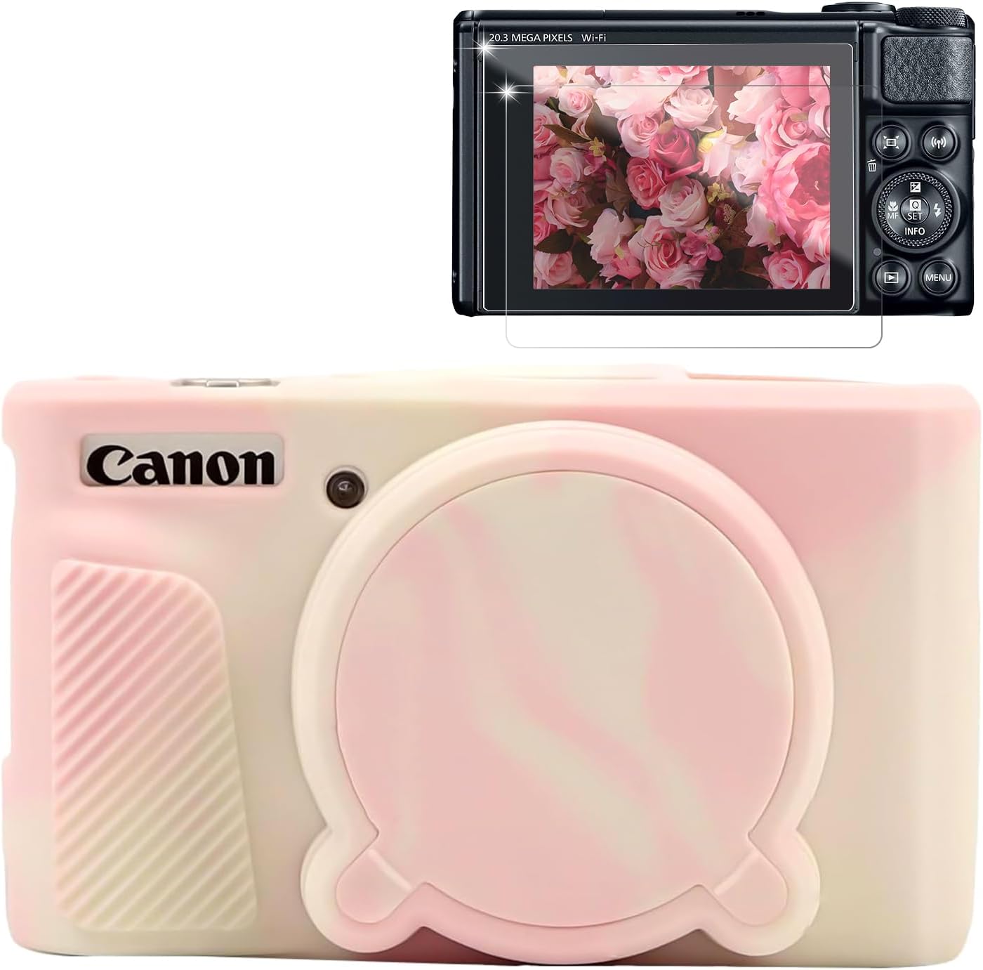 CARCASA PARA CÁMARA CANON POWERSHOT SX740 HS SX730 HS MISTY PINK - 1