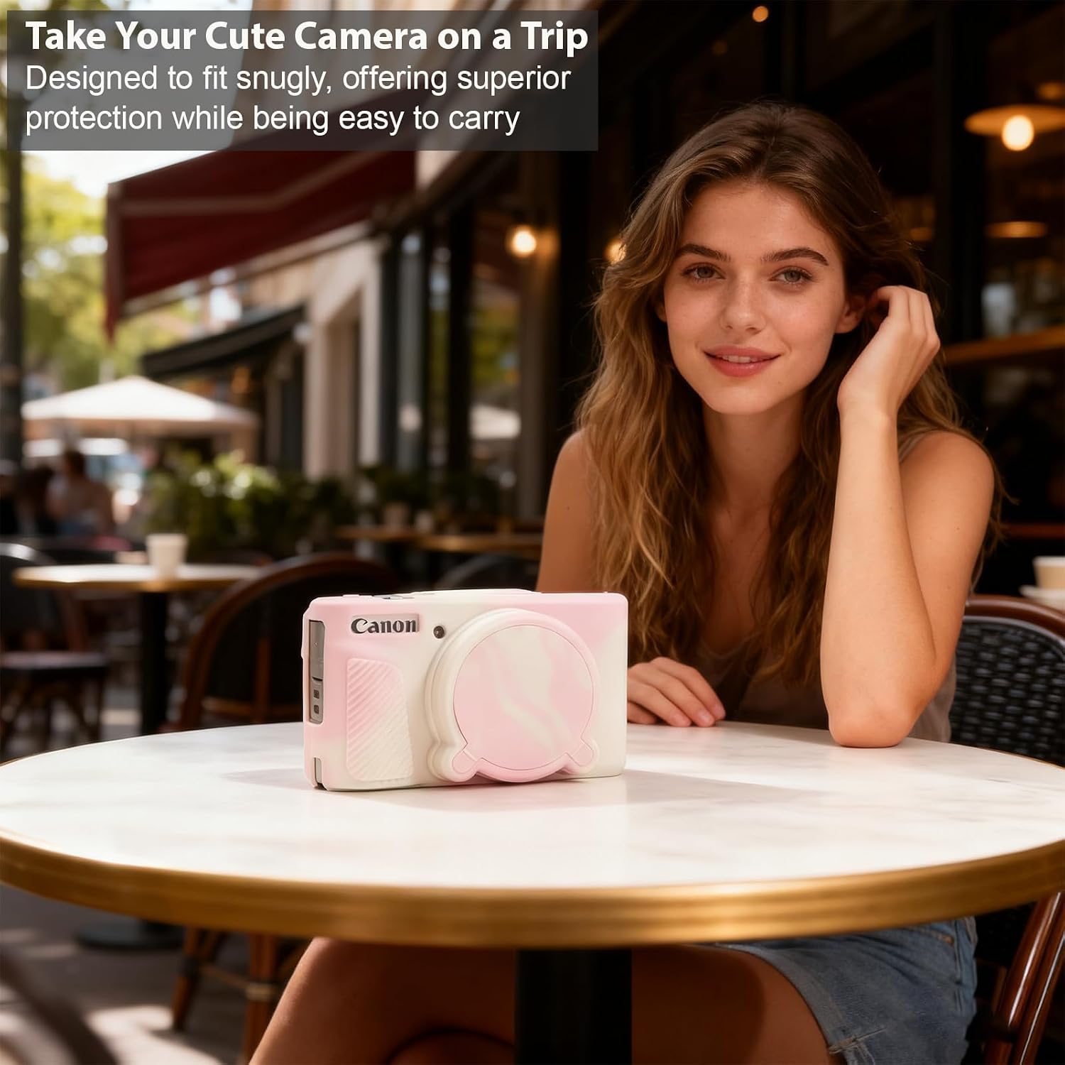 CARCASA PARA CÁMARA CANON POWERSHOT SX740 HS SX730 HS MISTY PINK - 5