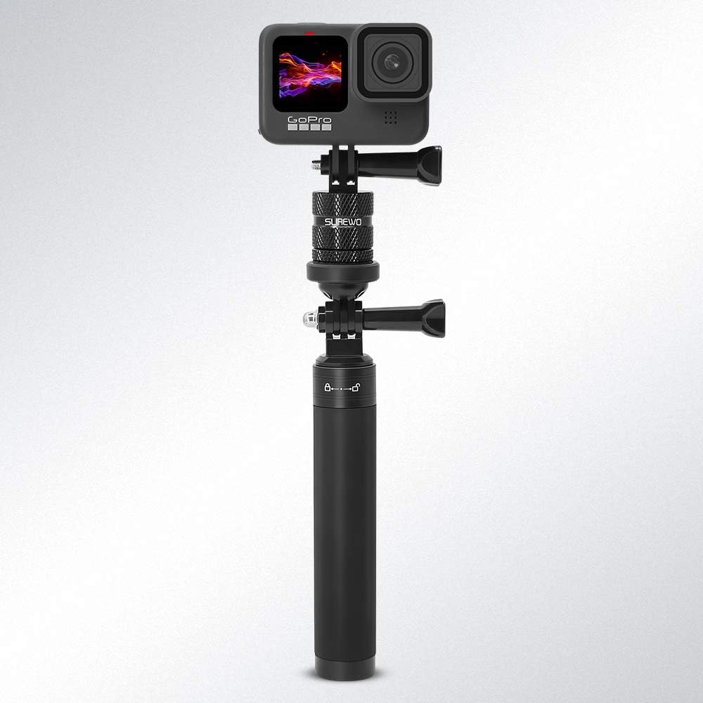 ADAPTADOR PARA TRÍPODE SKEZN ALUMINIO 1/4'-20 CON ROTACIÓN 360° COMPATIBLE CON GOPRO Y DJI - 5