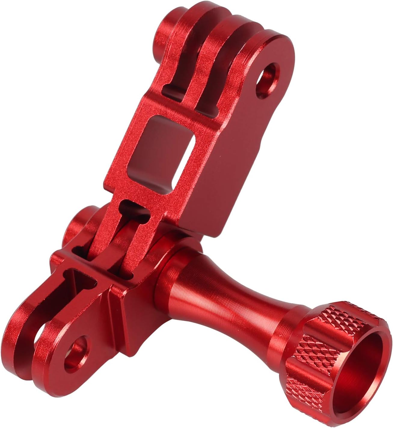 SOPORTE PARA CÁMARA HSU BRAZO AJUSTABLE DE ALEACIÓN DE ALUMINIO ROJO PARA GOPRO Y DJI OSMO ACTION - 5