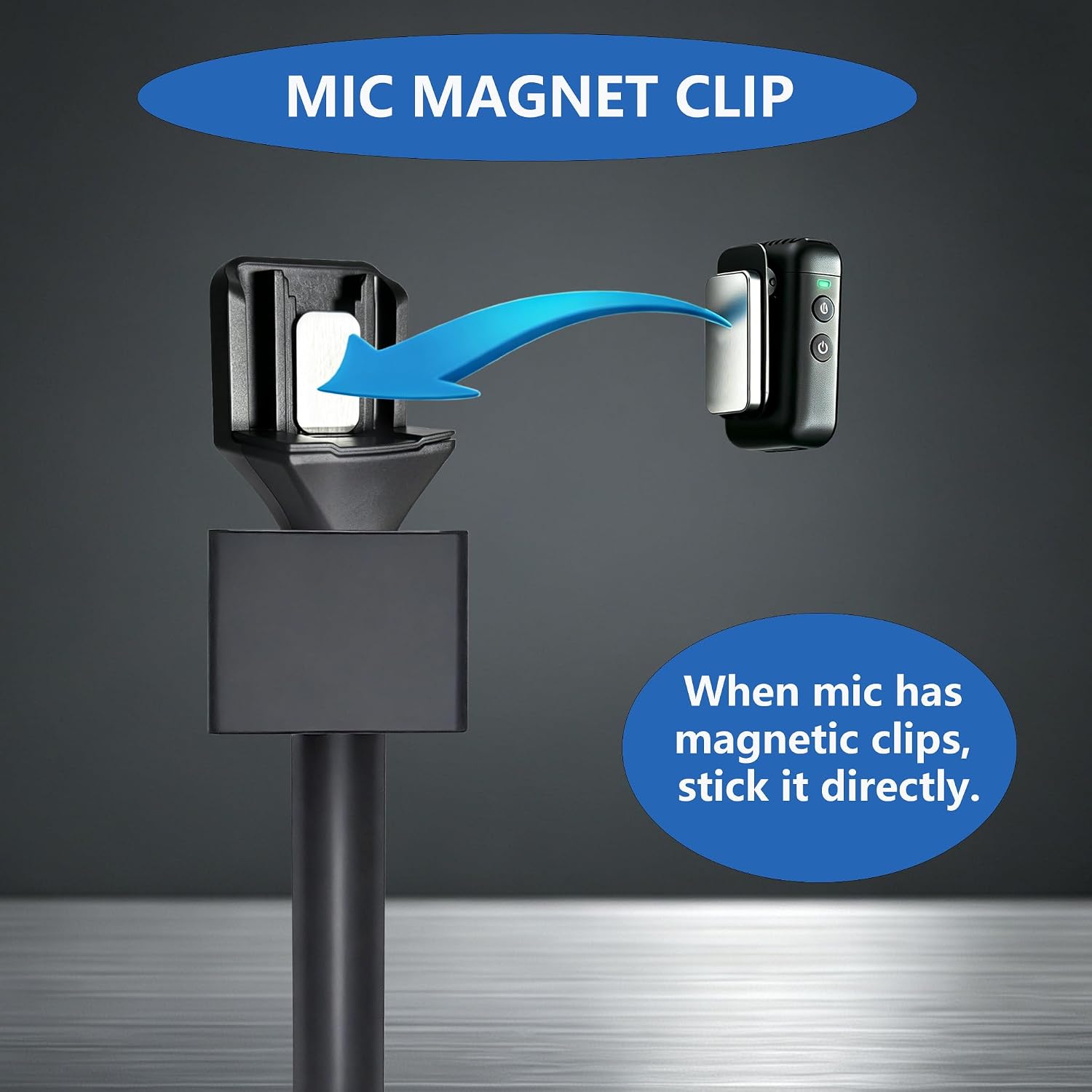 SOPORTE PARA MICRÓFONO HODQPPQ COMPATIBLE CON DJI MIC MINI/2/3 Y RØDE - 4