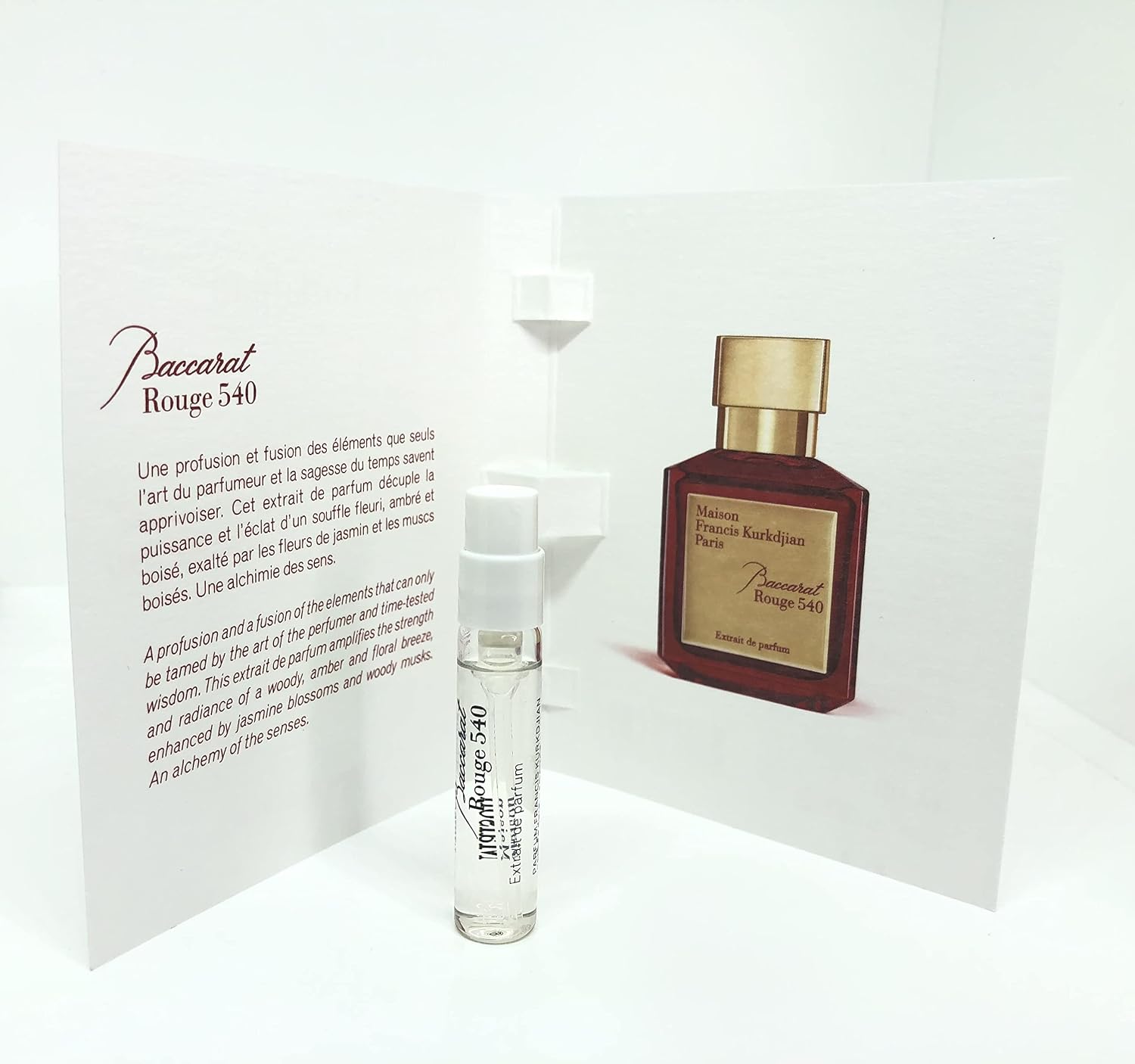 PERFUME MAISON FRANCIS KURKDJIAN BACCARAT ROUGE 540 EXTRAIT DE PARFUM 2ML - 1
