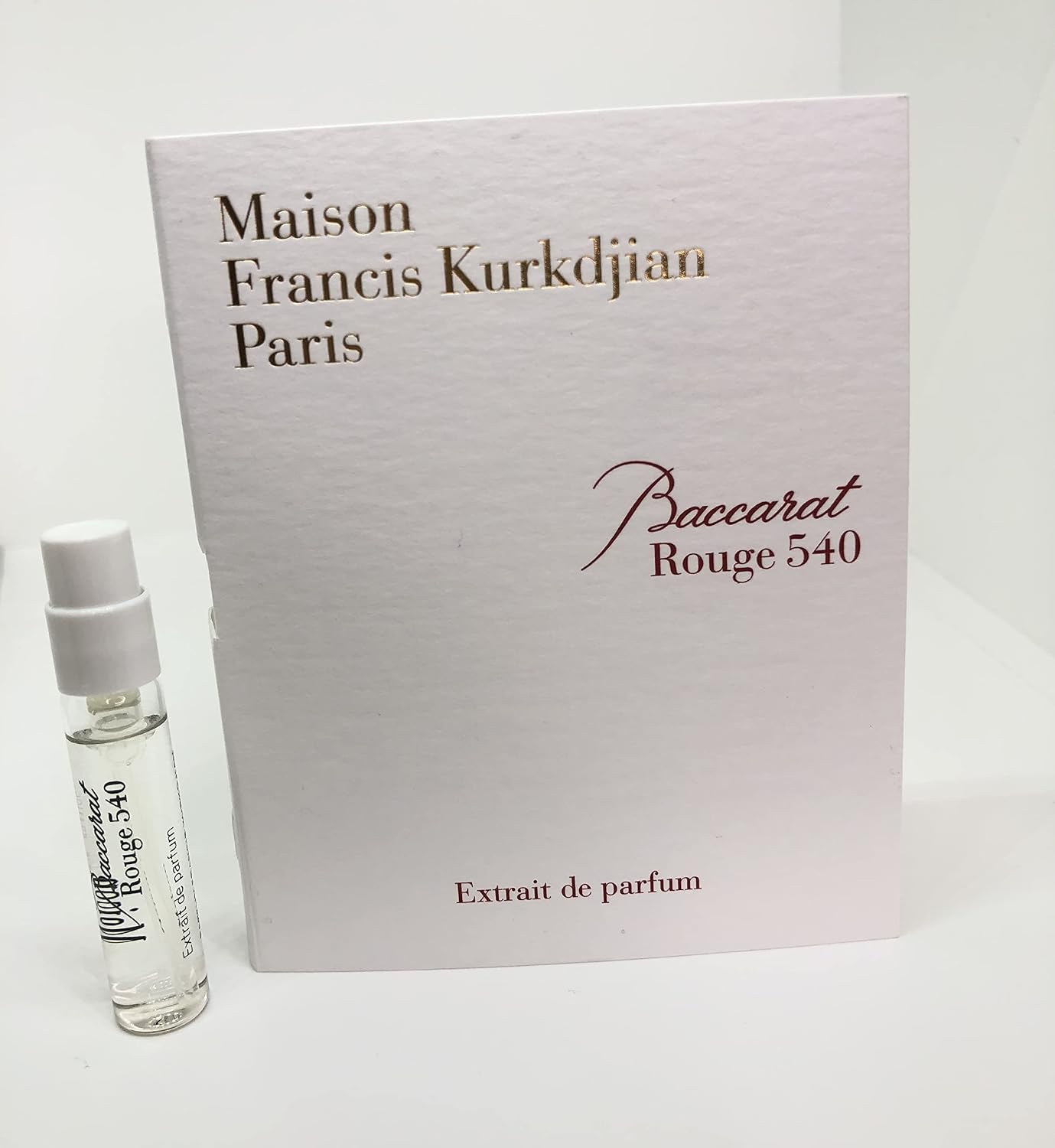 PERFUME MAISON FRANCIS KURKDJIAN BACCARAT ROUGE 540 EXTRAIT DE PARFUM 2ML - 2