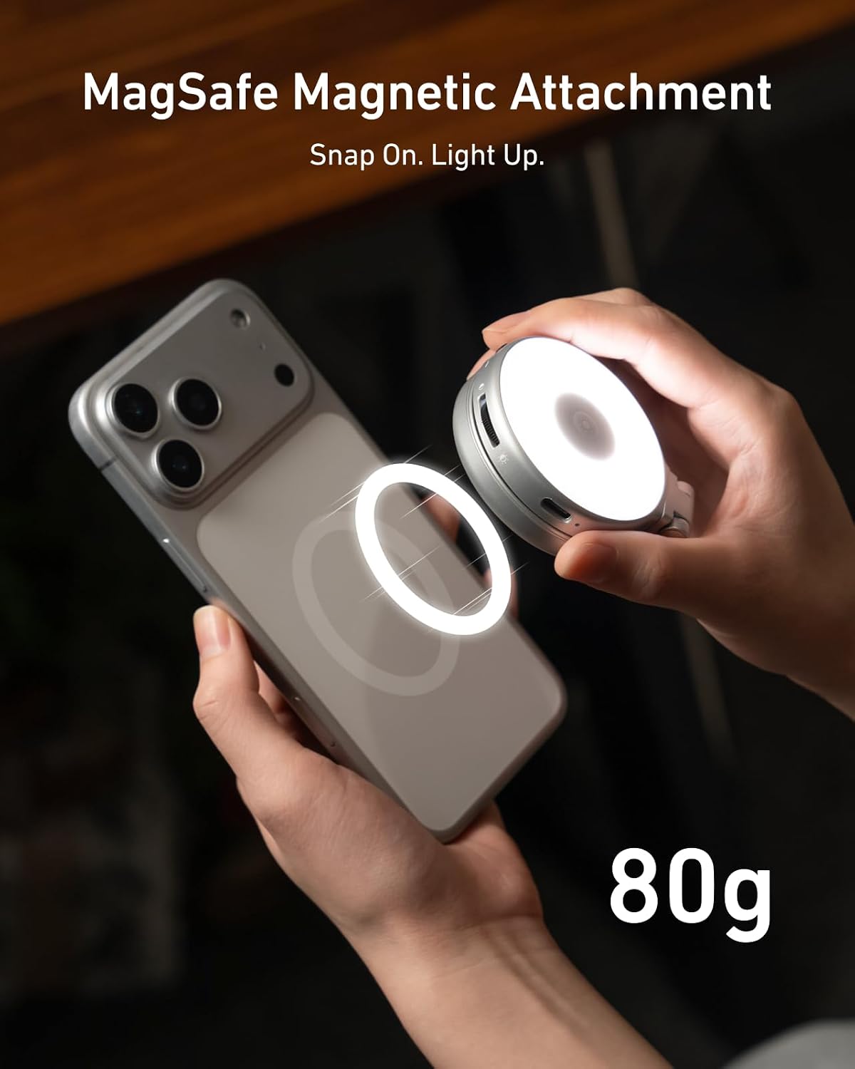 ILUMINADOR TELESIN 4 EN 1 RGB CON ESPEJO PARA CELULAR - 5