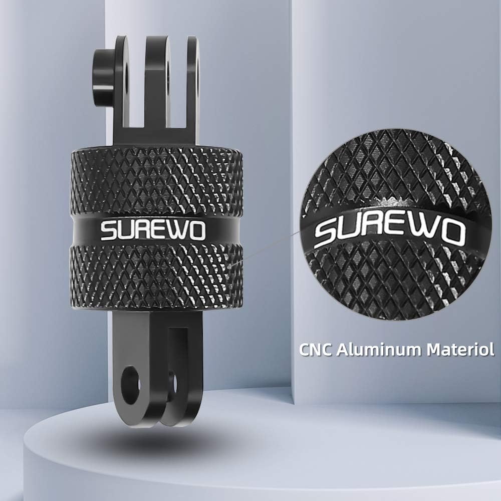 SOPORTE PARA CÁMARA SKEZN ALUMINIO ROTACIÓN 360° COMPATIBLE GOPRO Y OTRAS - 2