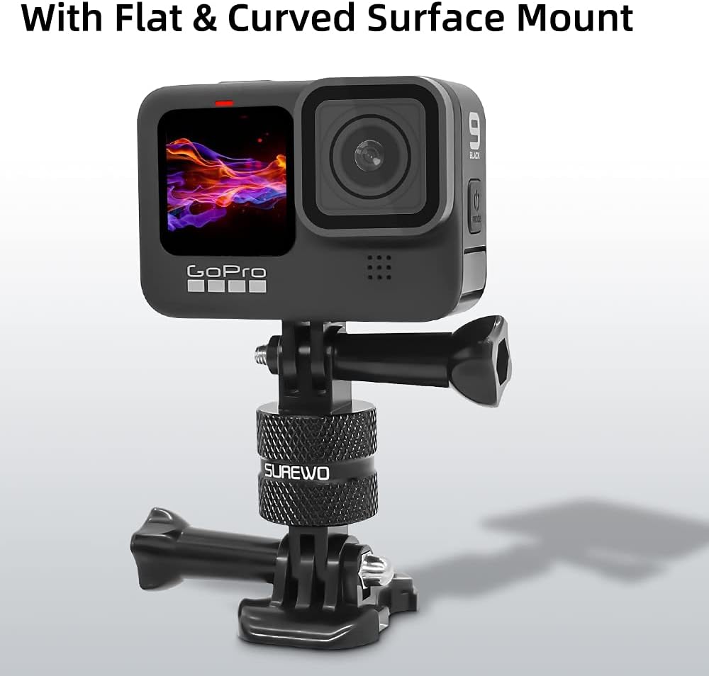 SOPORTE PARA CÁMARA SKEZN ALUMINIO ROTACIÓN 360° COMPATIBLE GOPRO Y OTRAS - 4